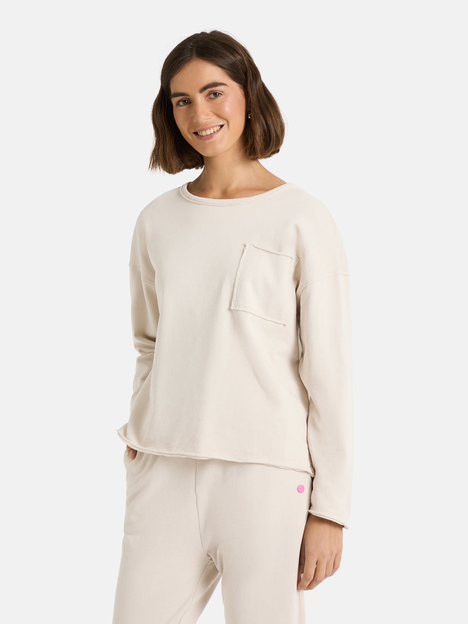 Sweatshirt "KaramellaEP" aus Baumwolle