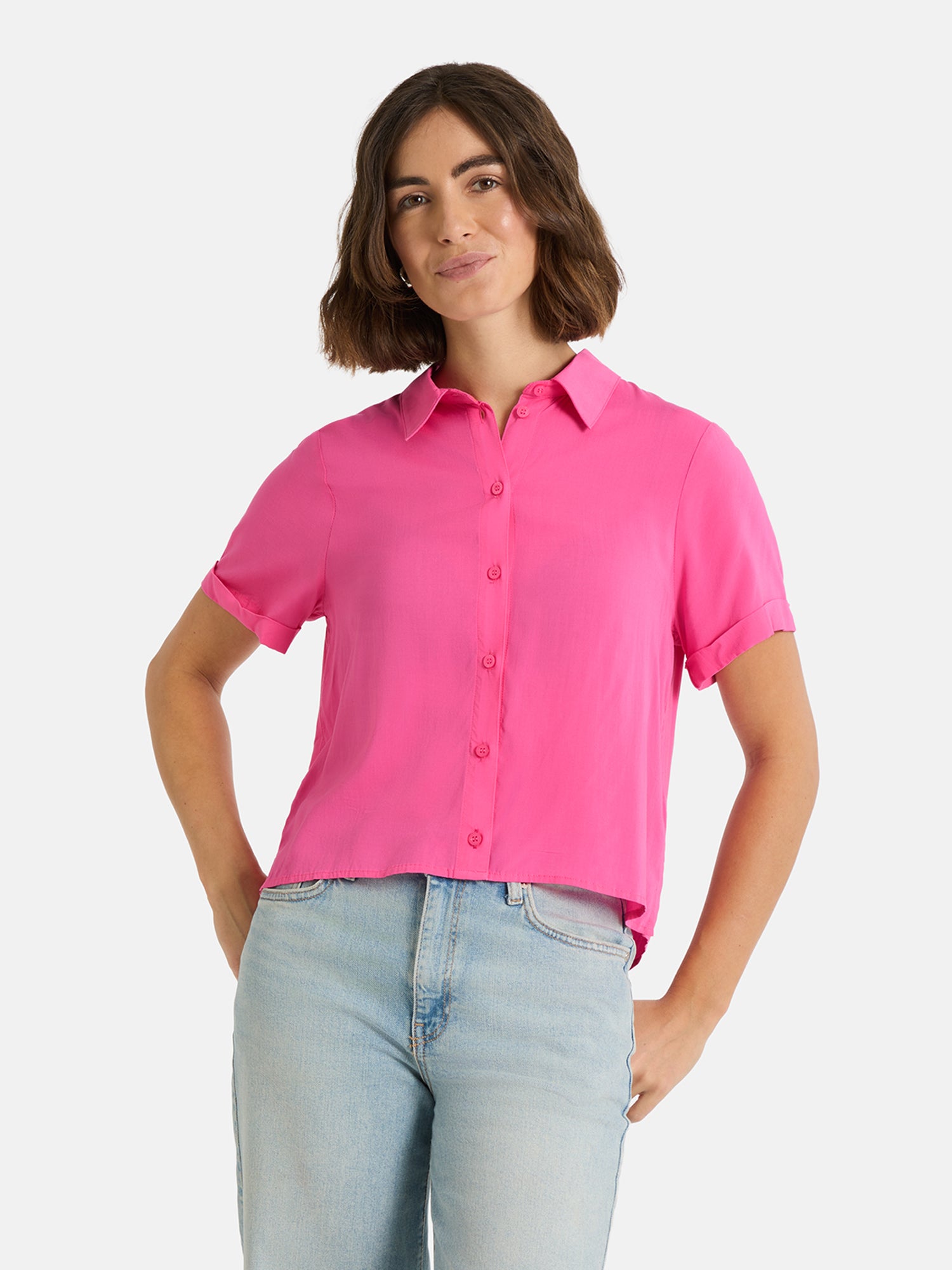 Bluse "RulaEP" mit Elasthan