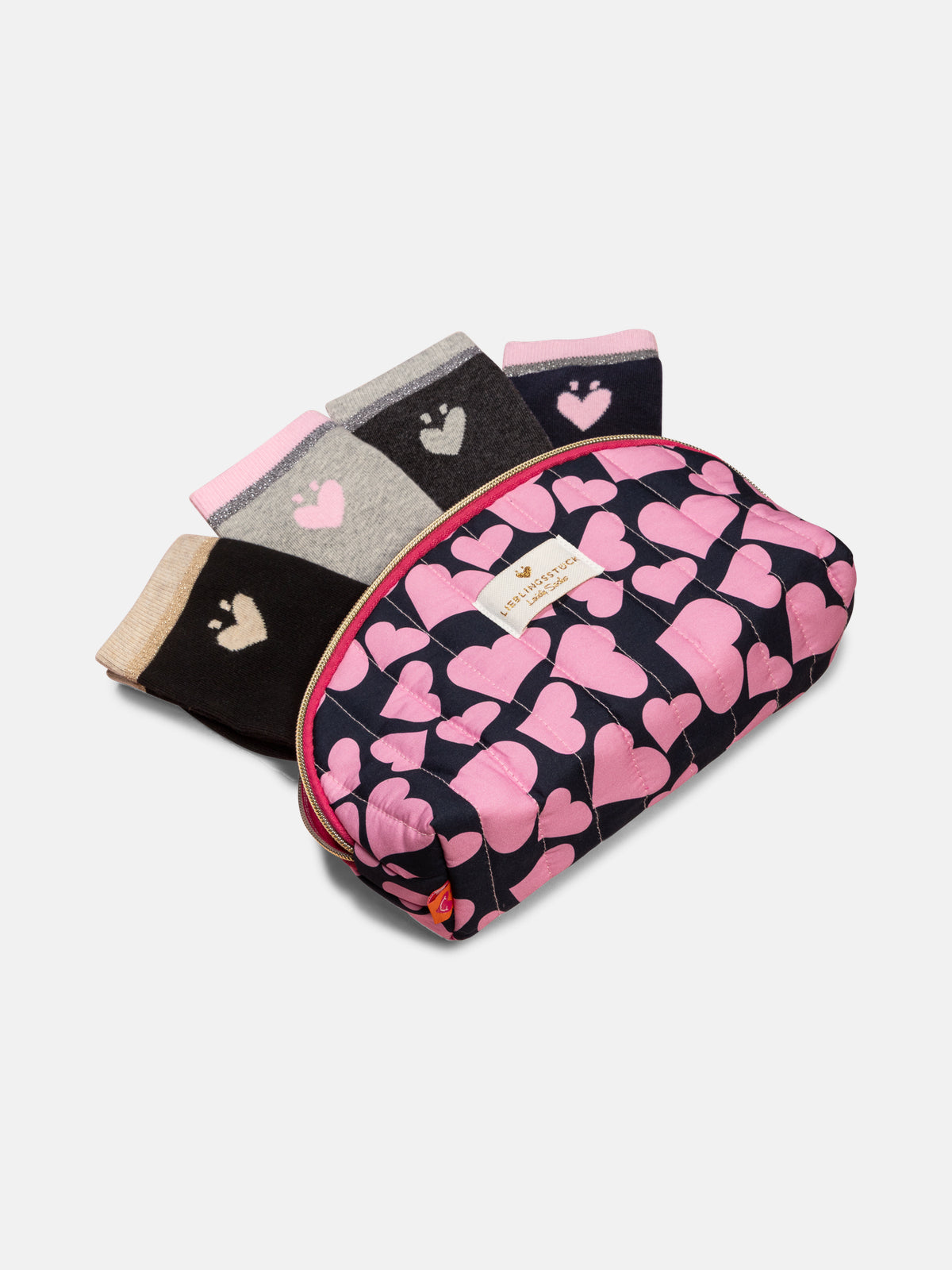 Lovely Socks mit Kulturtasche oder Geschenkbox