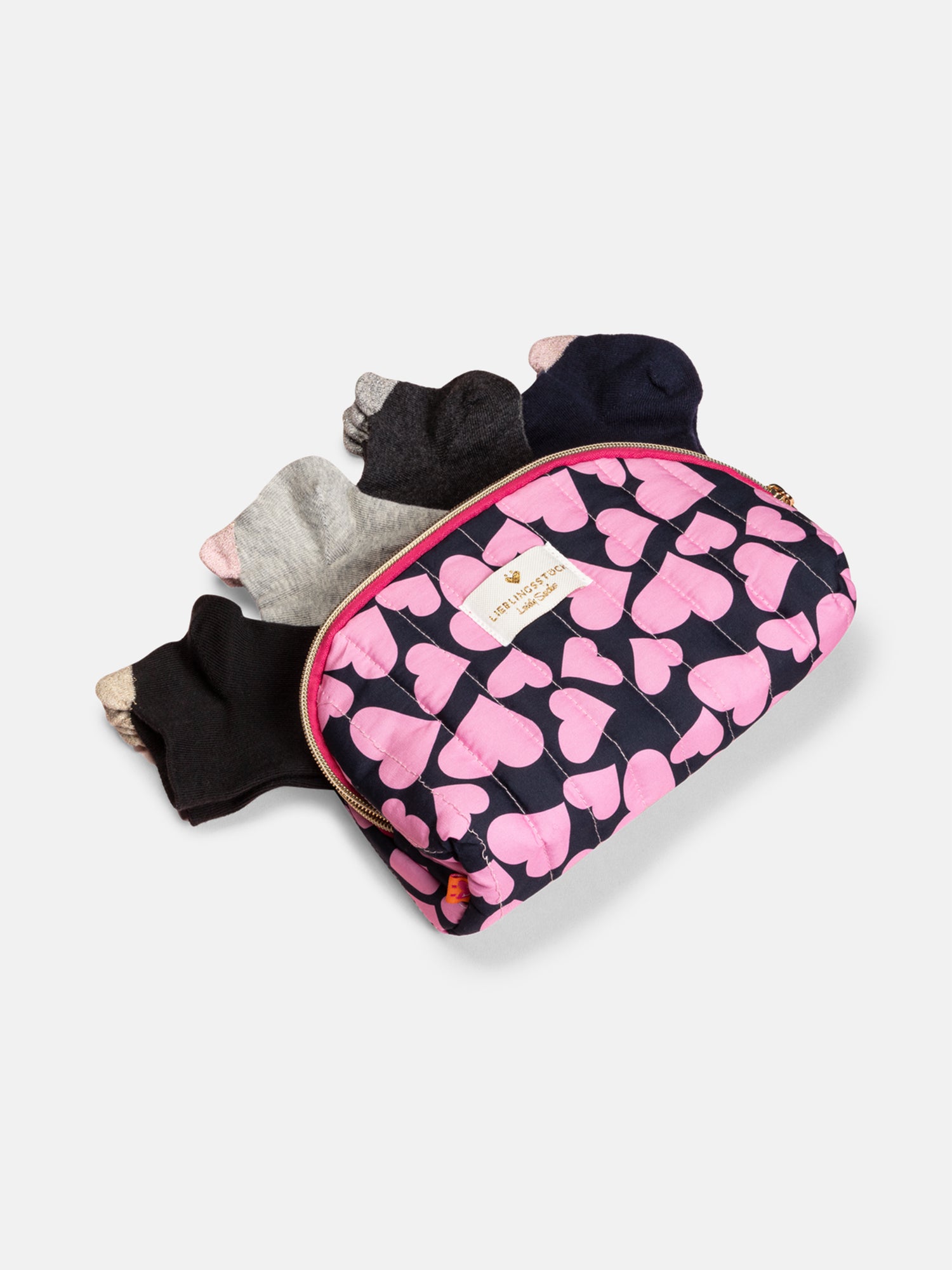 Lovely Socks mit Kulturtasche oder Geschenkbox