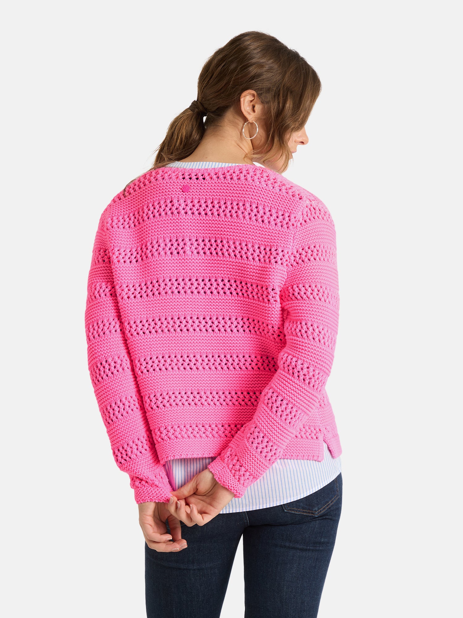 Strickjacke "TienL" aus Baumwolle