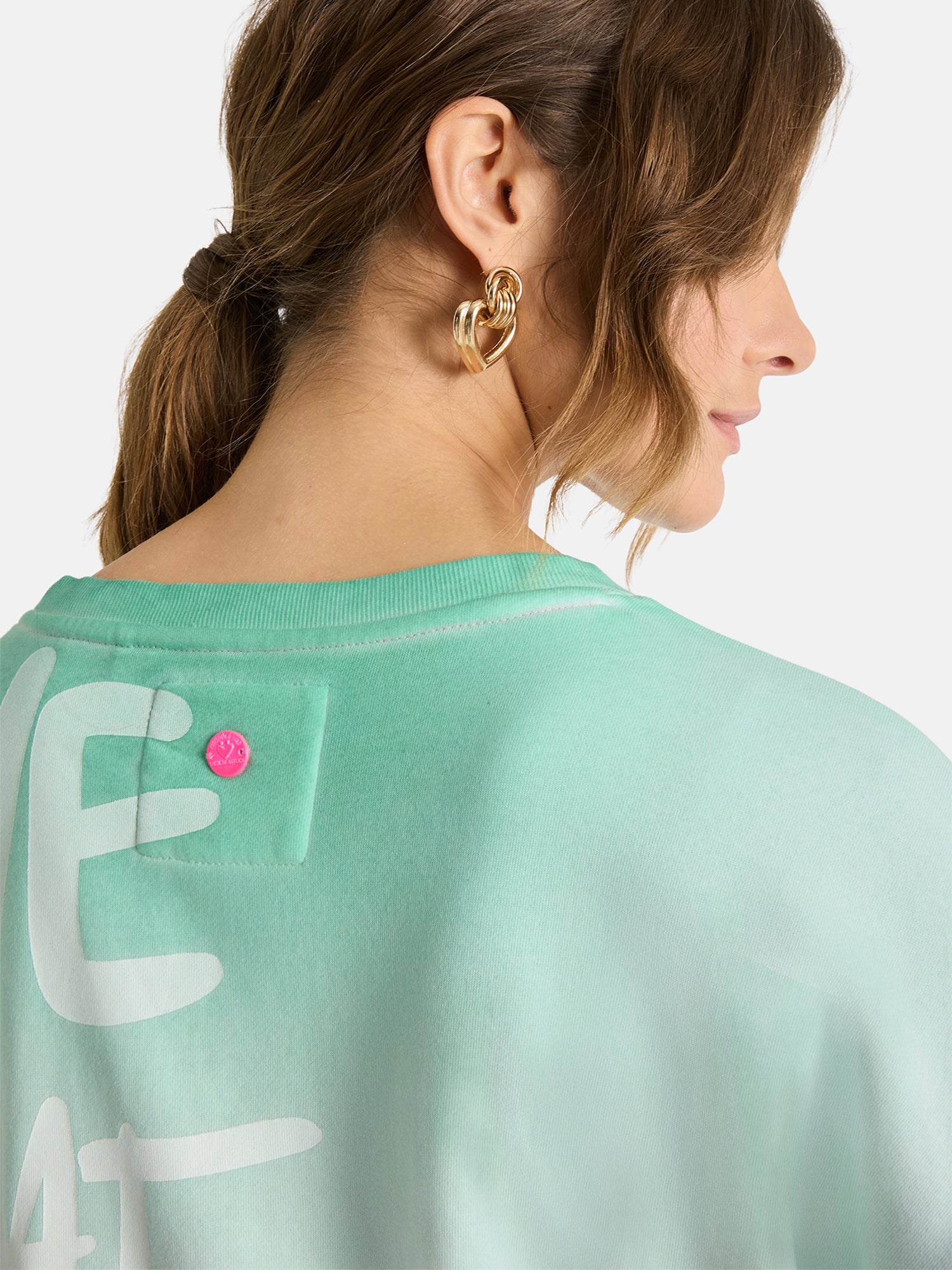 Sweater "SkipL" aus Baumwollmix