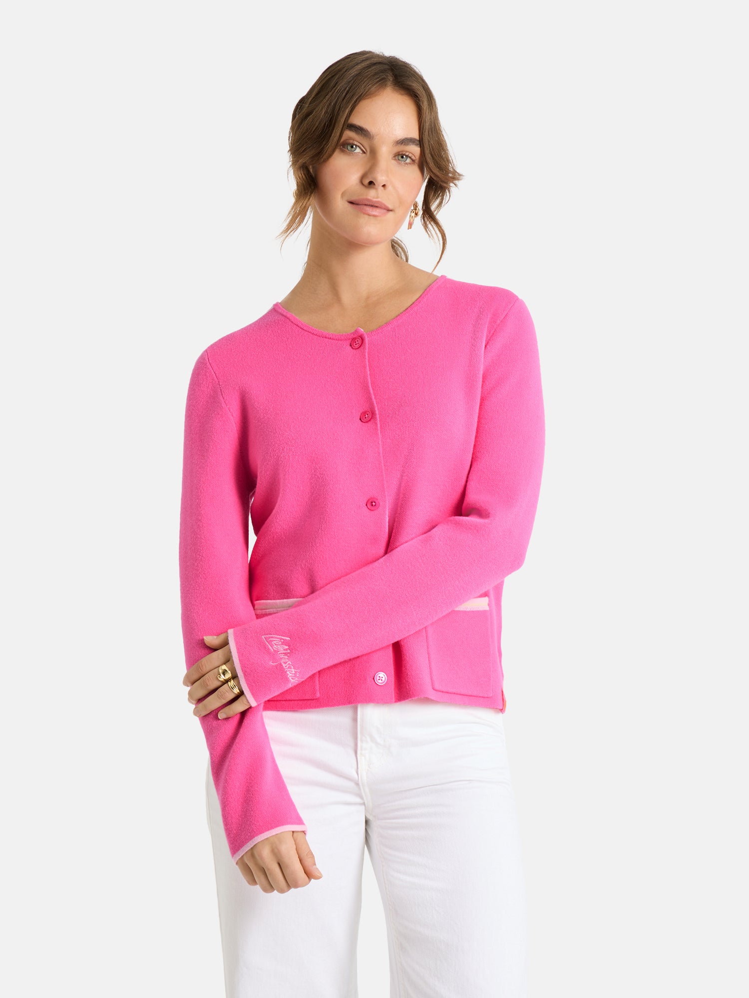 Strickjacke "RunaL" aus Viskosemix