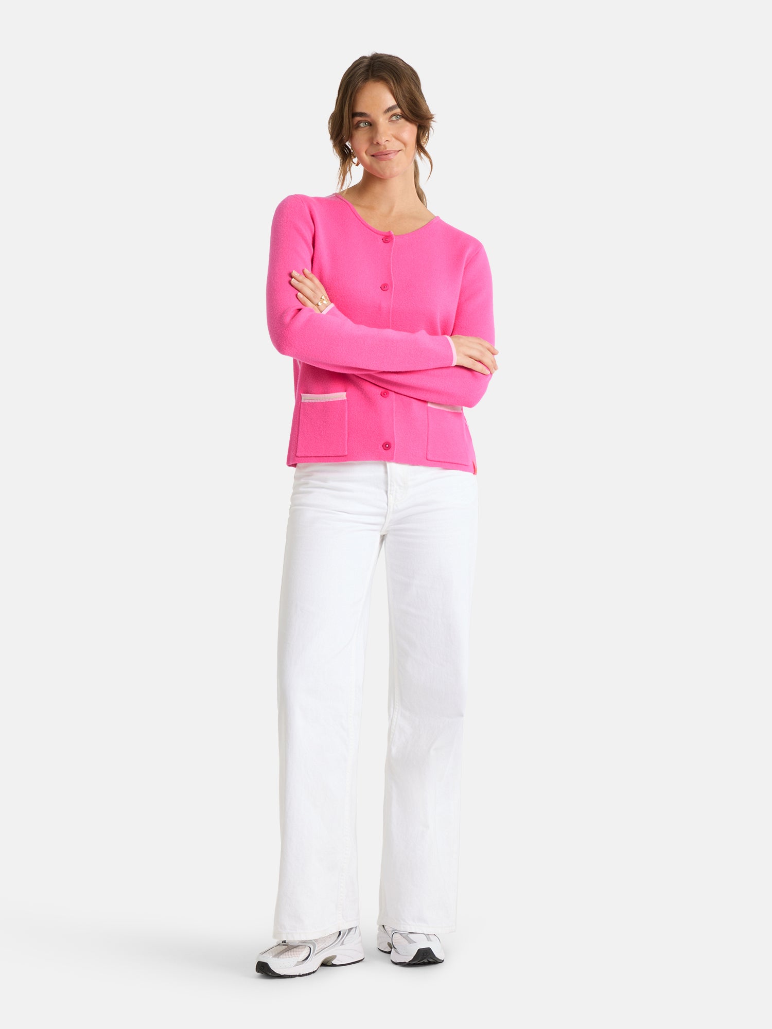 Strickjacke "RunaL" aus Viskosemix