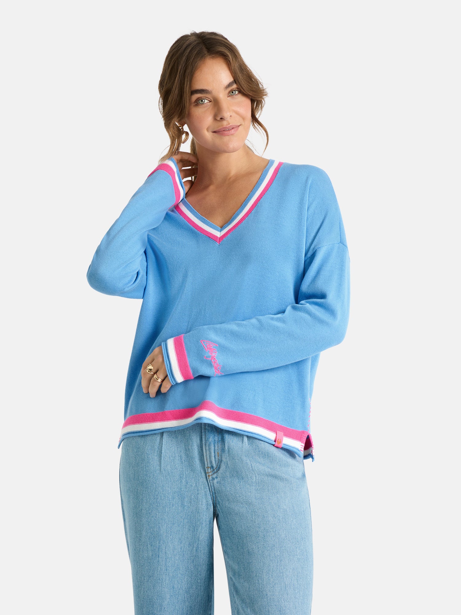 Pullover "MalinL" aus Baumwolle