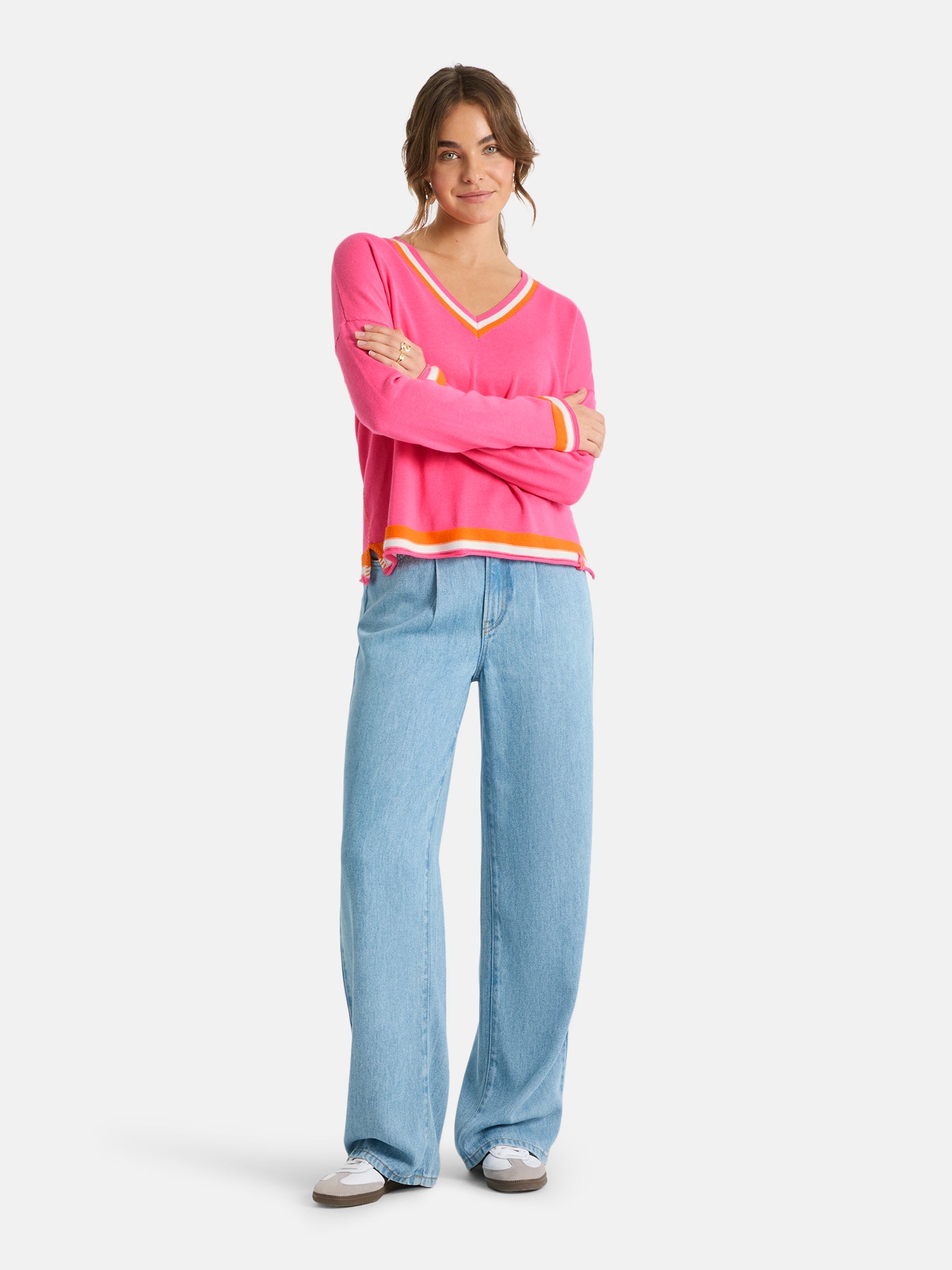 Pullover "MalinL" aus Baumwolle