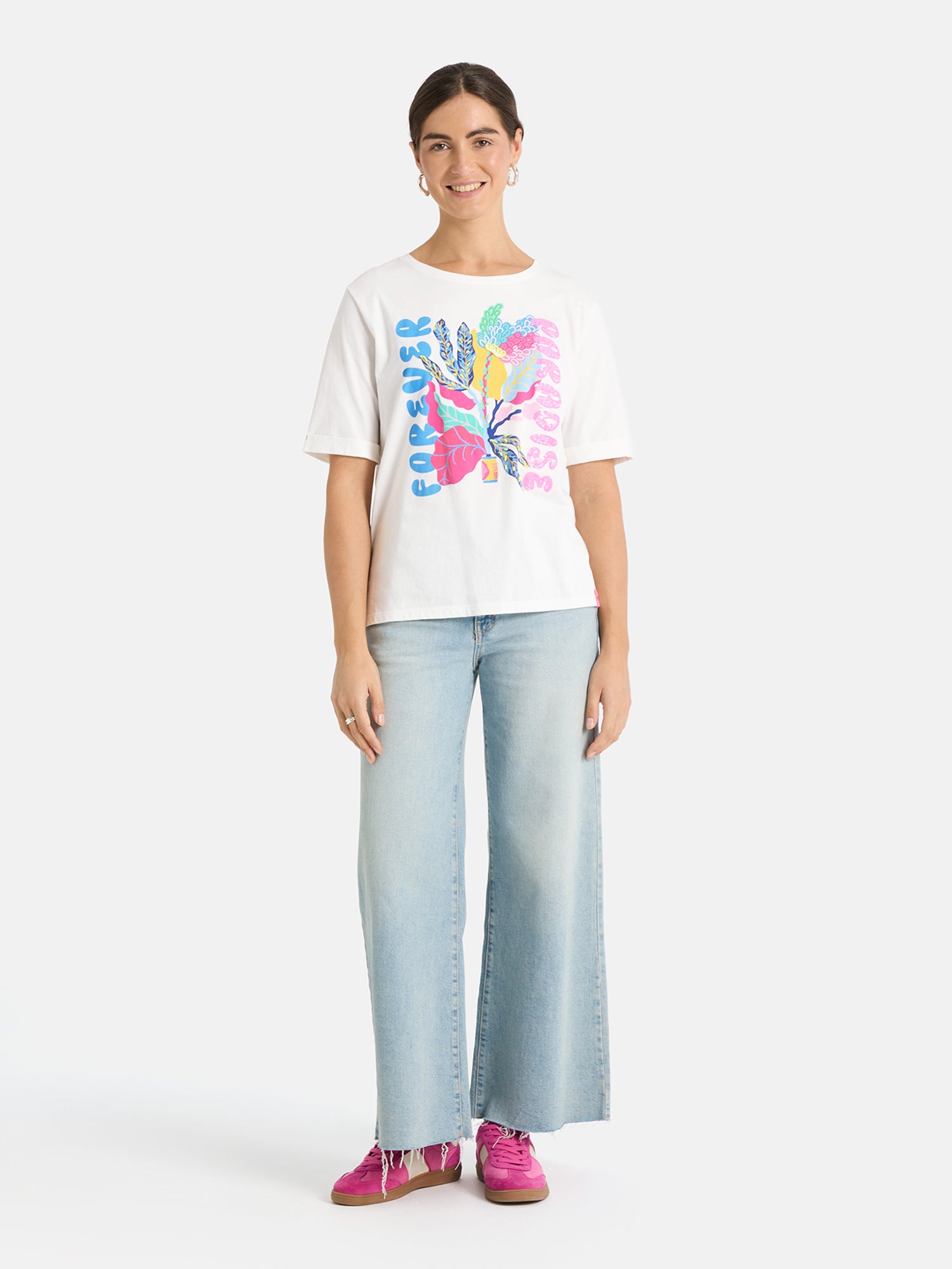 T-Shirt "DuranaL" aus Baumwolle