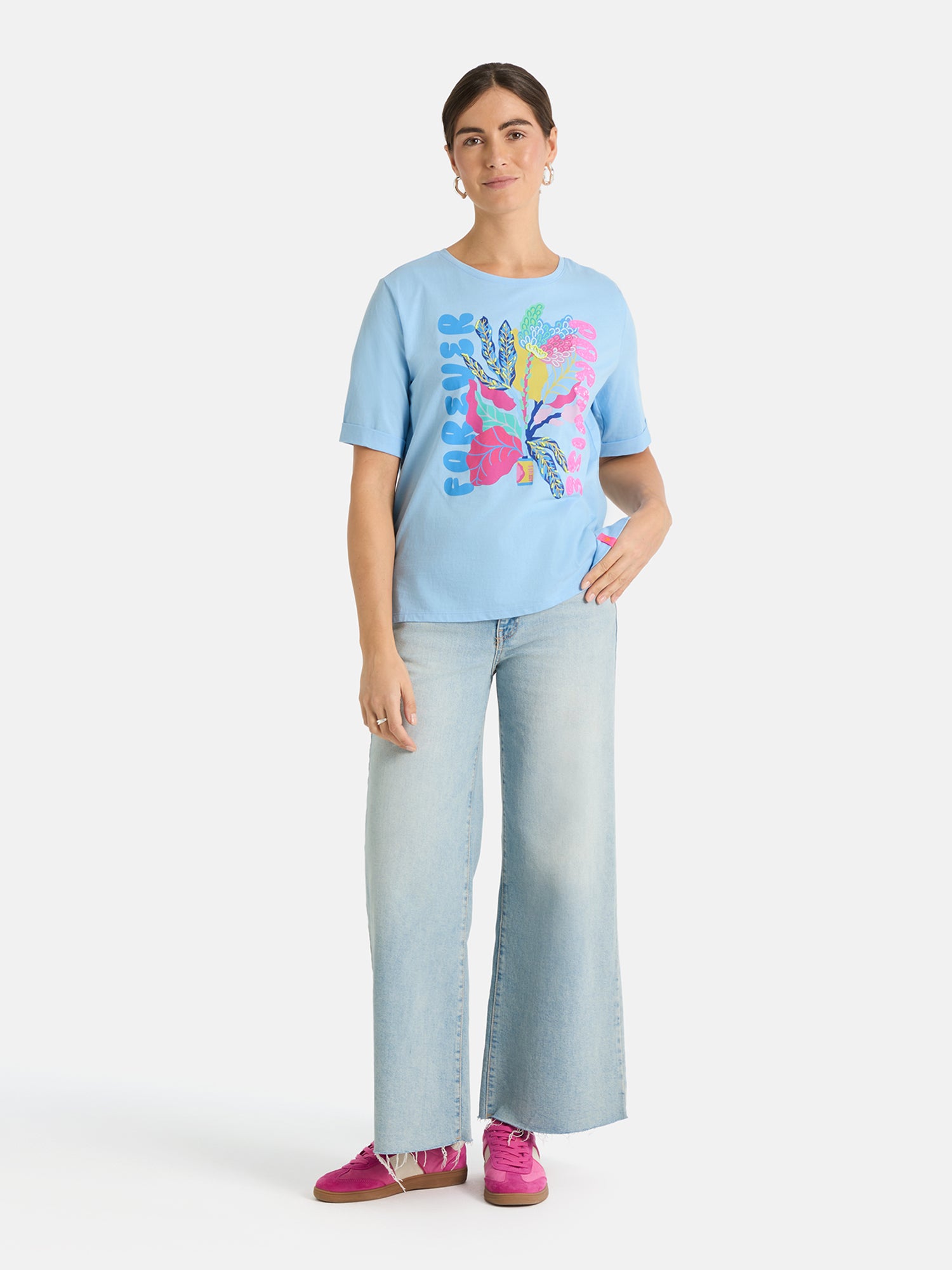 T-Shirt "DuranaL" aus Baumwolle