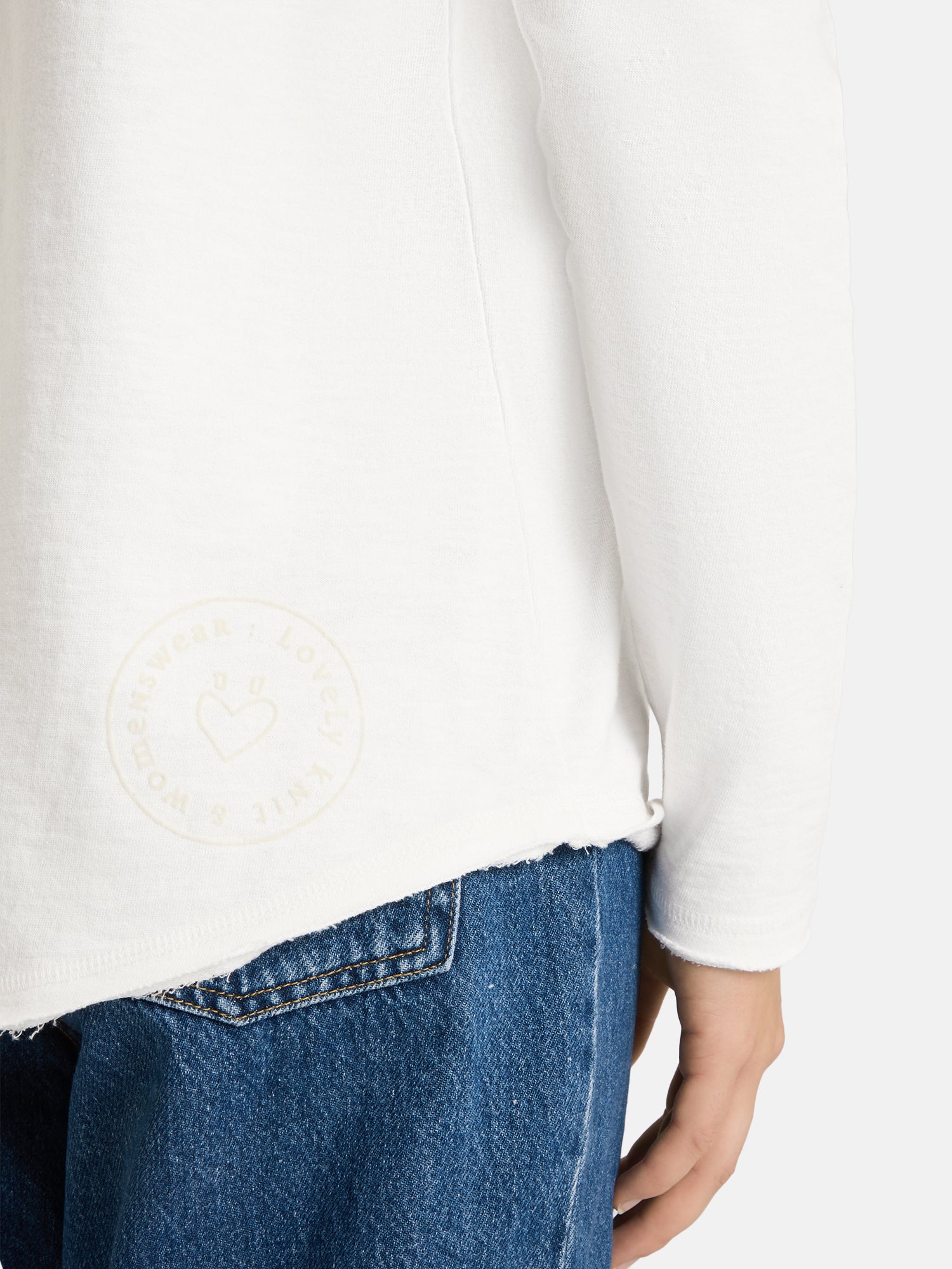 Sweatshirt "CathrinaEP" aus Baumwolle