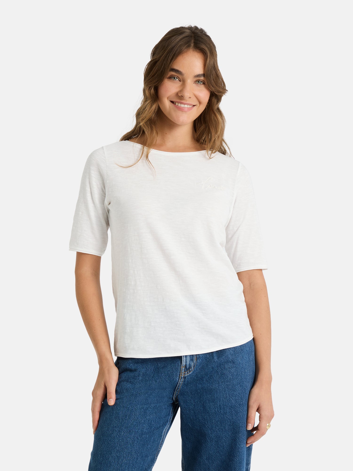 T-Shirt "CandiceEP" mit Elasthan