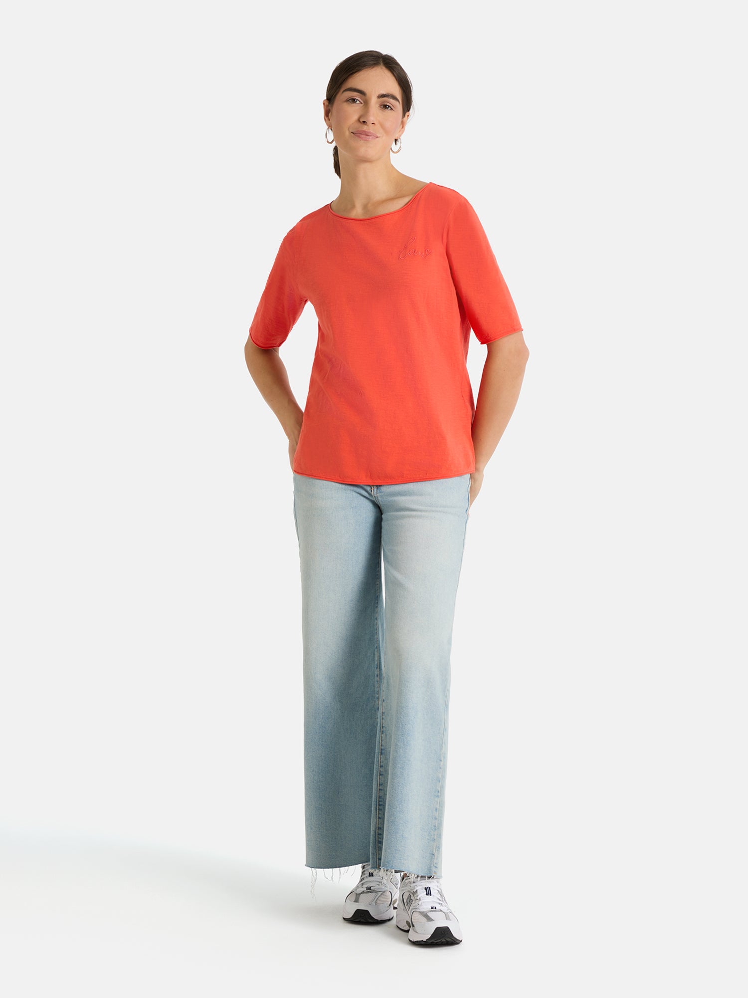 T-Shirt "CandiceEP" mit Elasthan