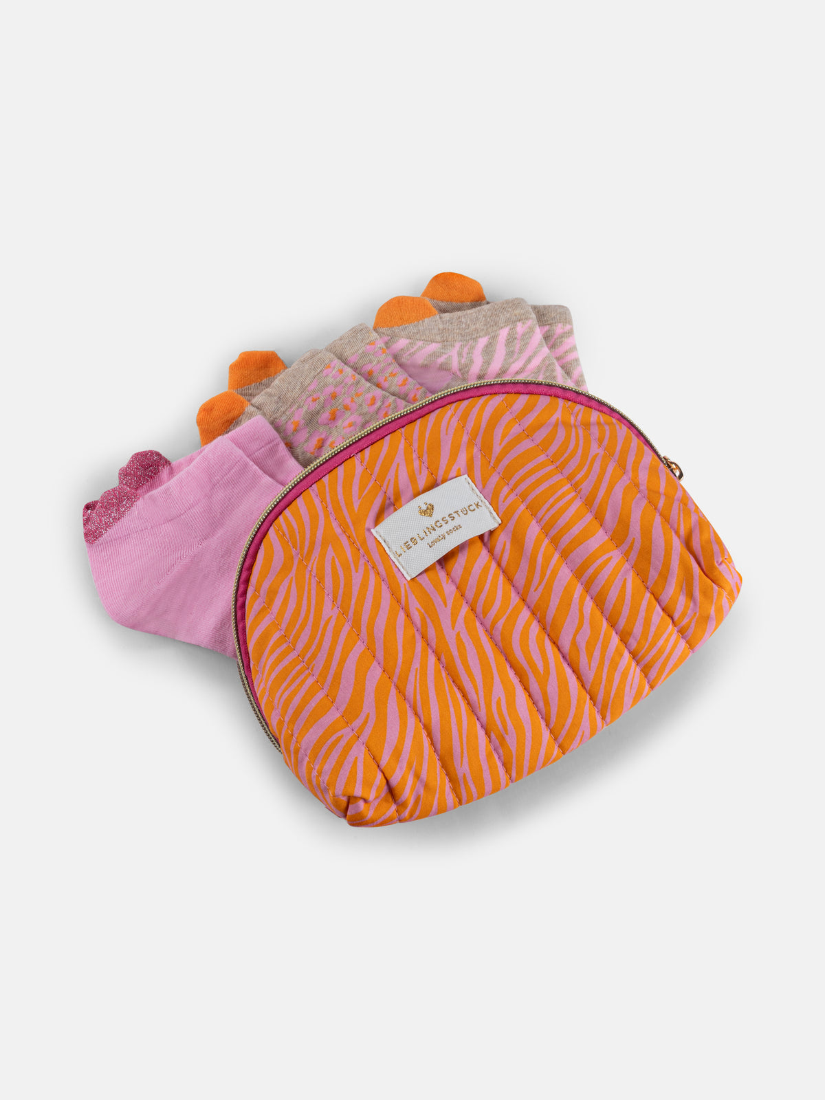 Lovely Socks mit Kulturtasche oder Geschenkbox