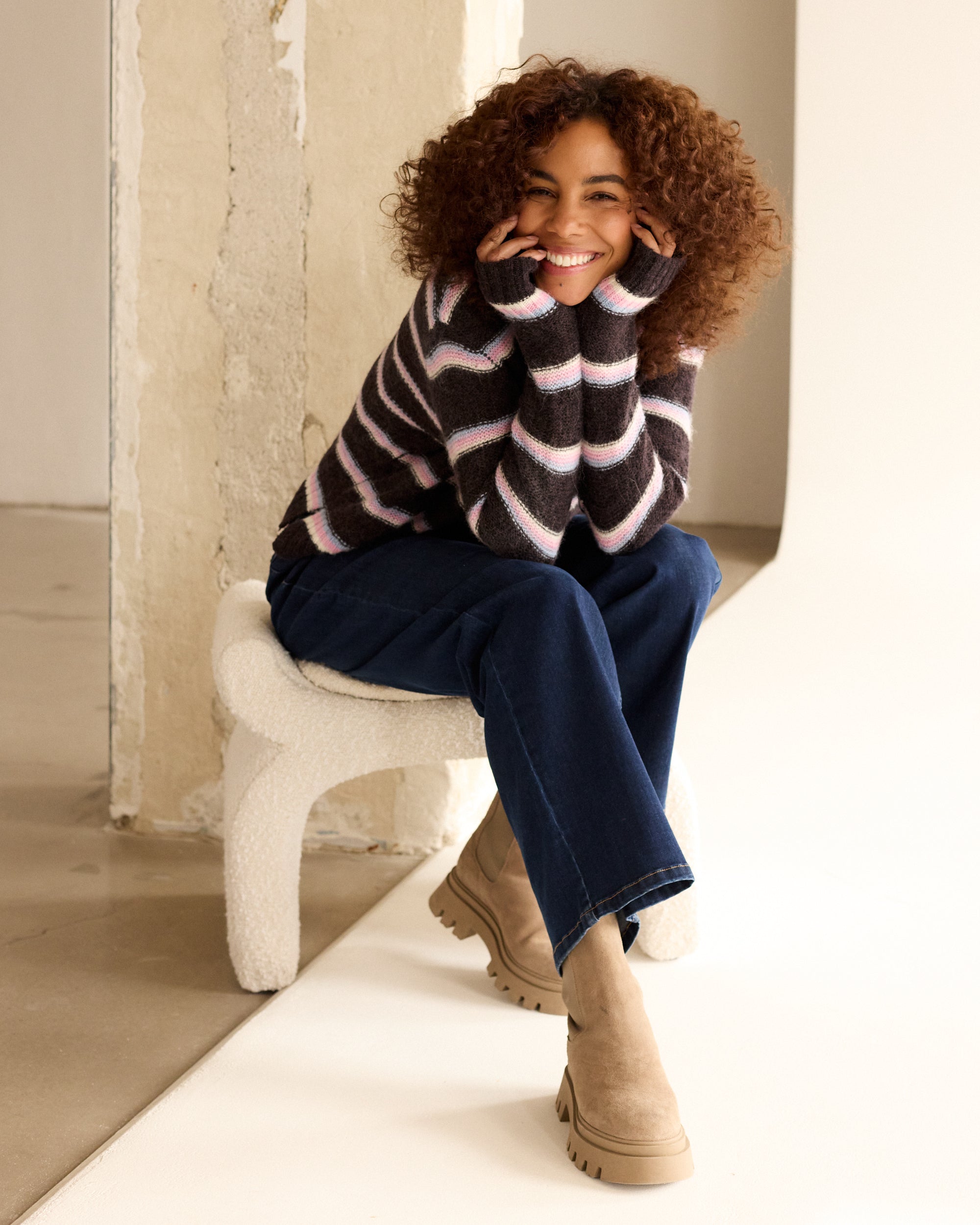 Pullover "AmairaL" aus Wollmix