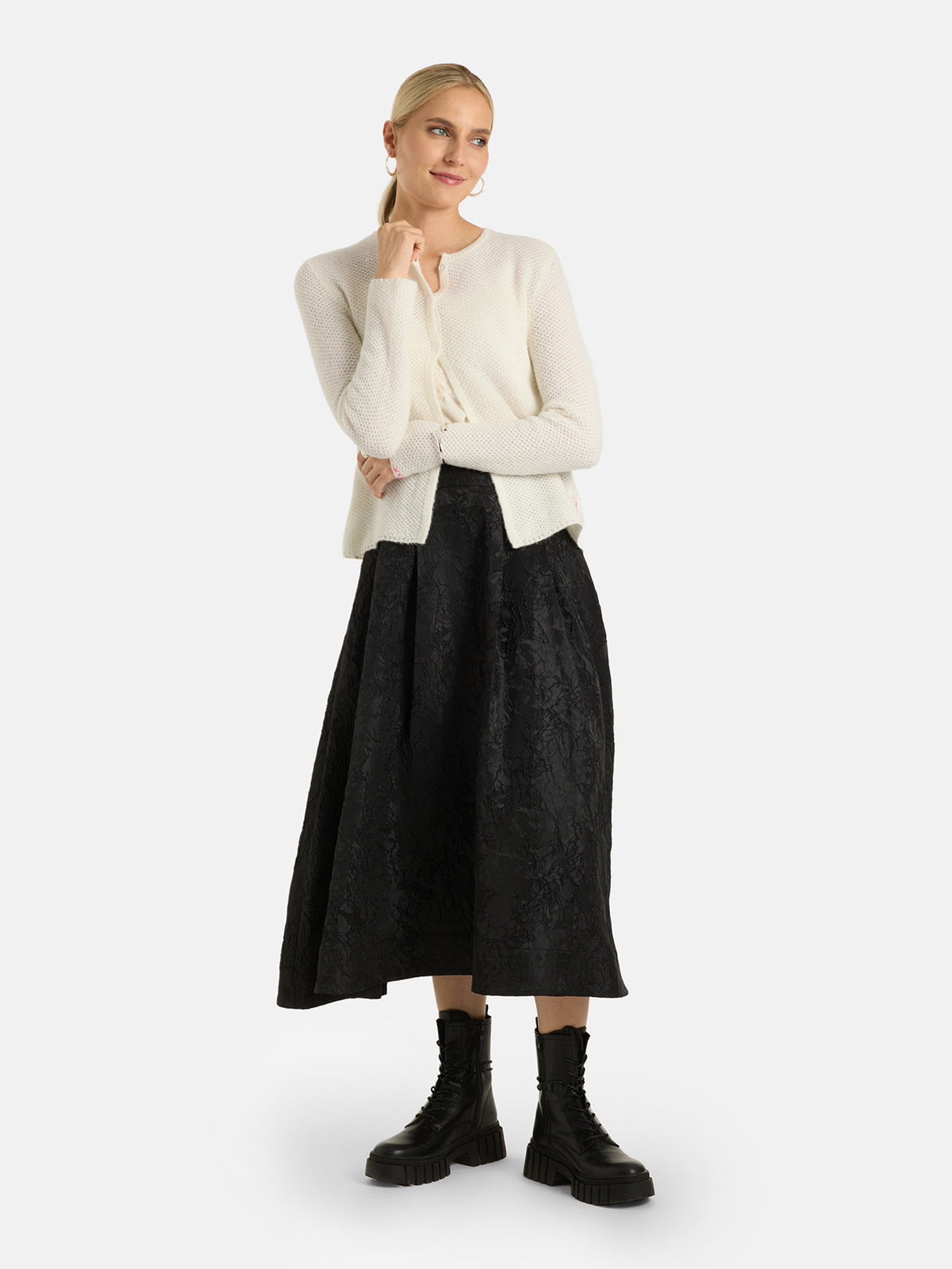 Strickjacke "AbebaL" mit Wolle