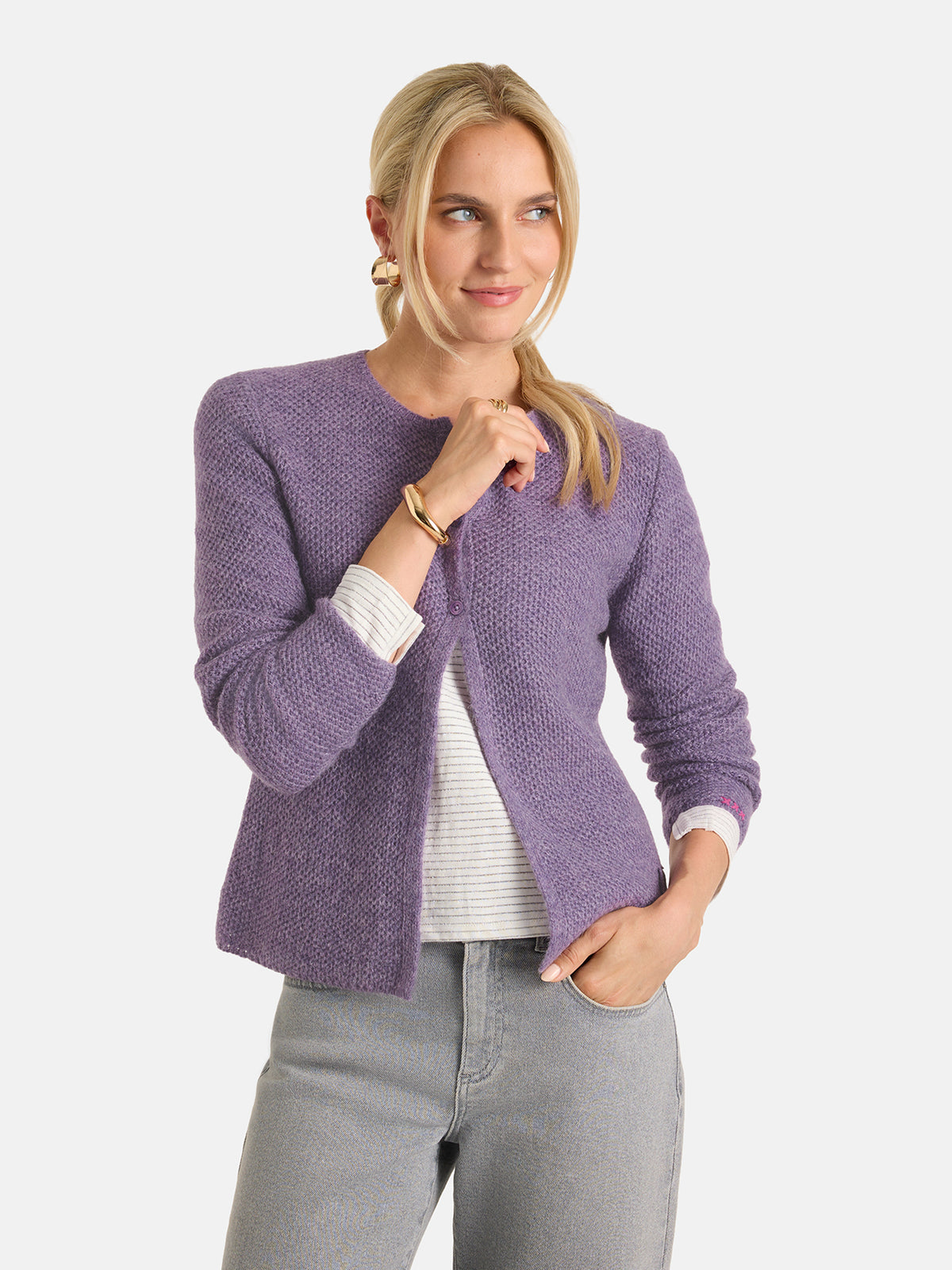 Strickjacke "AbebaL" mit Wolle