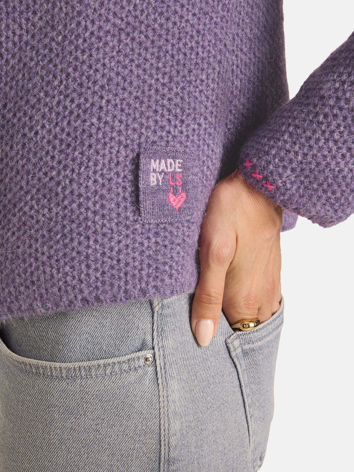 Strickjacke "AbebaL" mit Wolle
