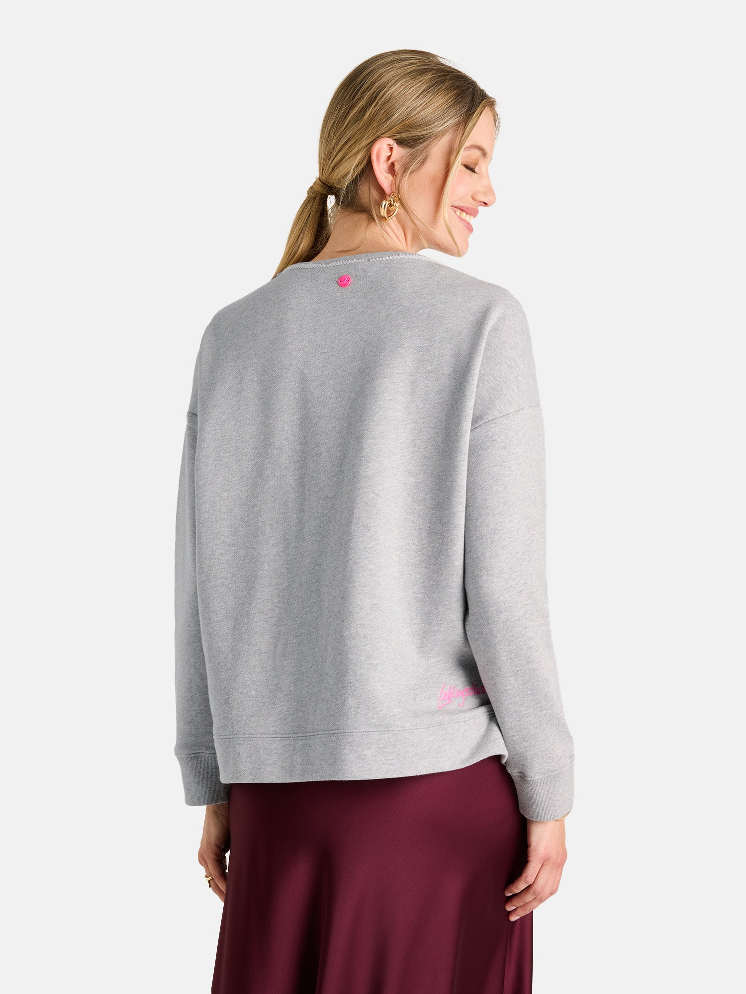 Sweatshirt "AjaL" aus Baumwollmix