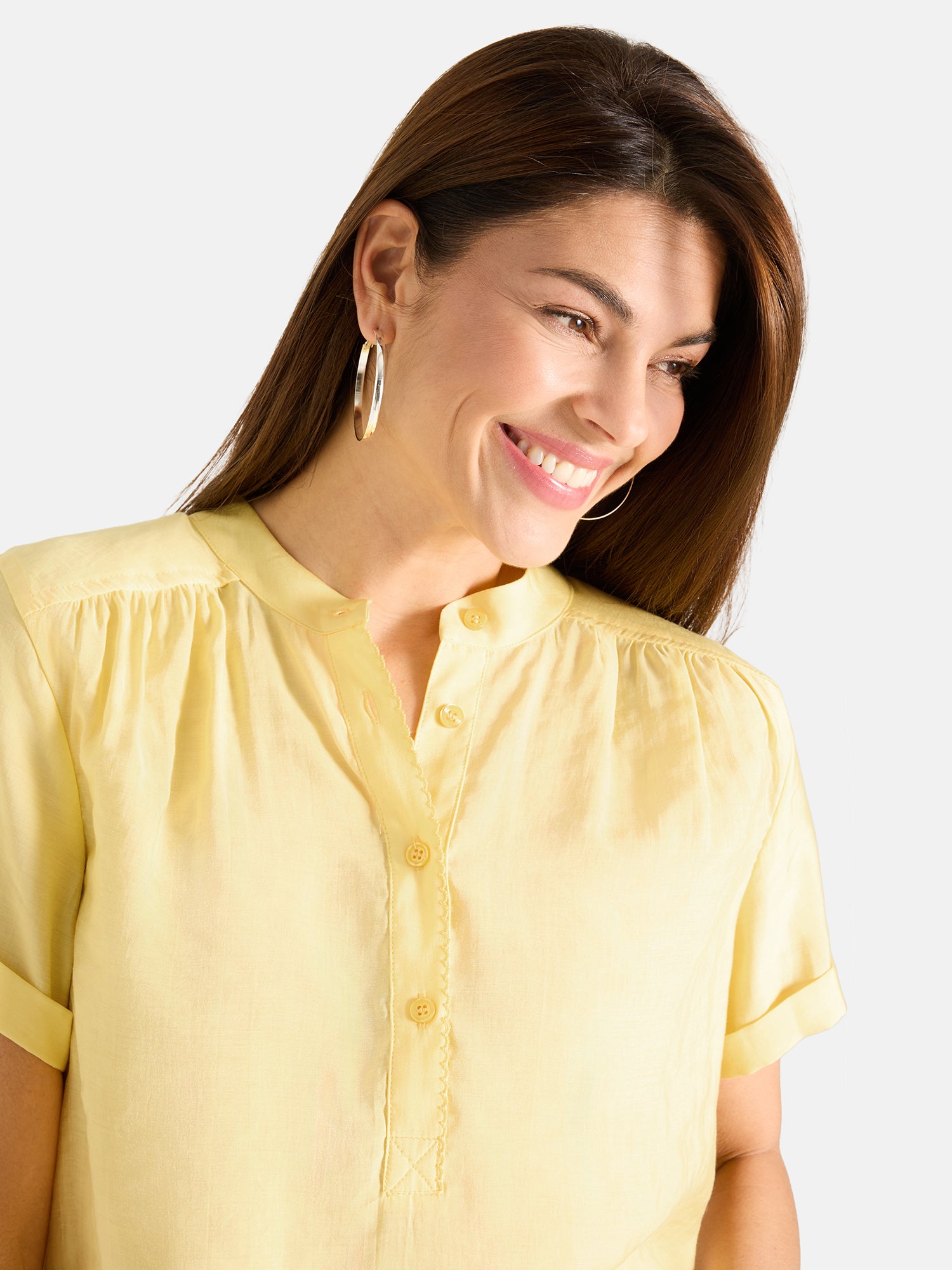 Bluse "AlaisL" aus Baumwollmix