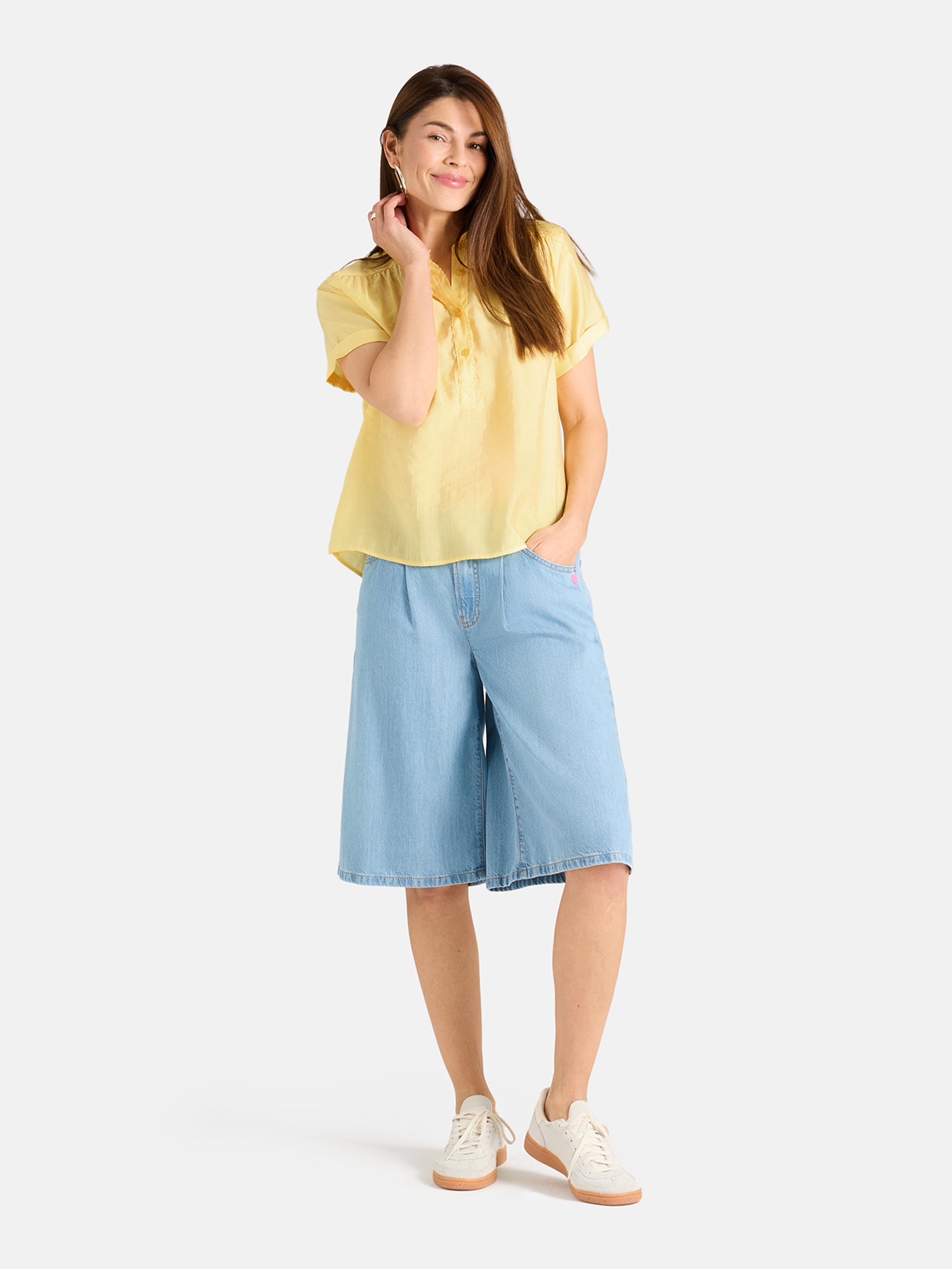 Bluse "AlaisL" aus Baumwollmix