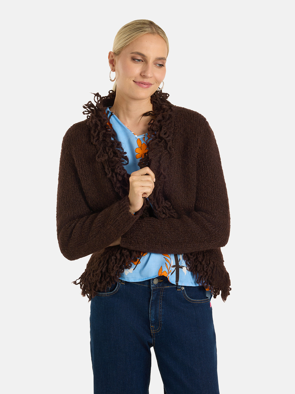 Strickjacke "AlessiaL" mit Alpaka