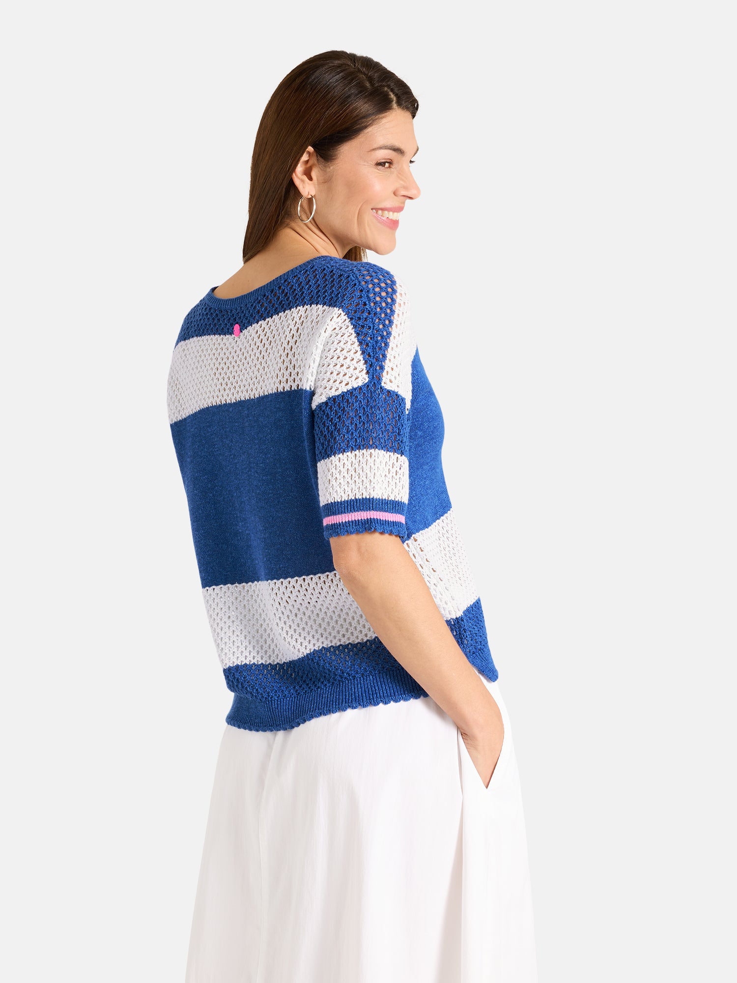 Strickpullover "AliaL" mit Leinen