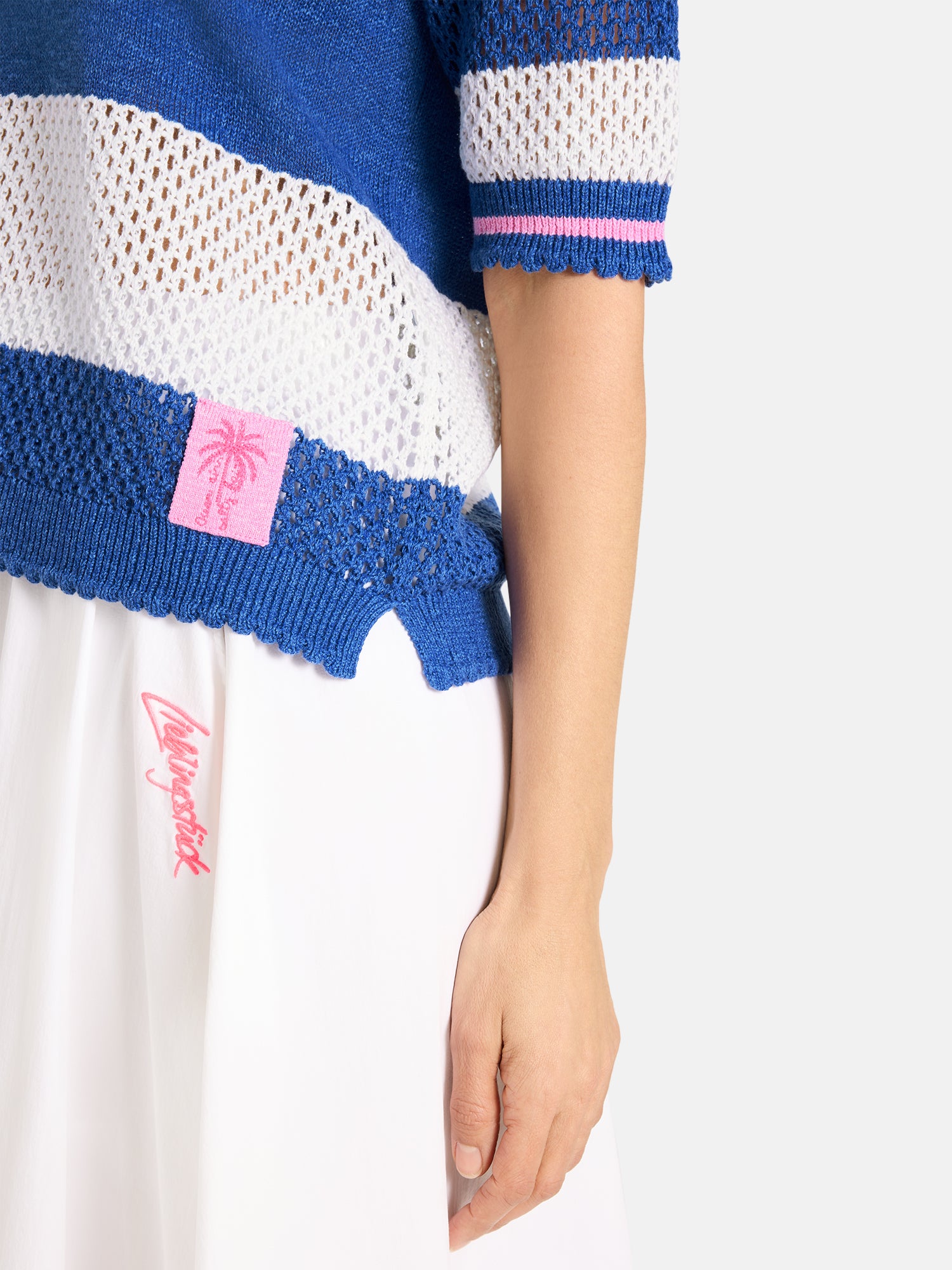 Strickpullover "AliaL" mit Leinen