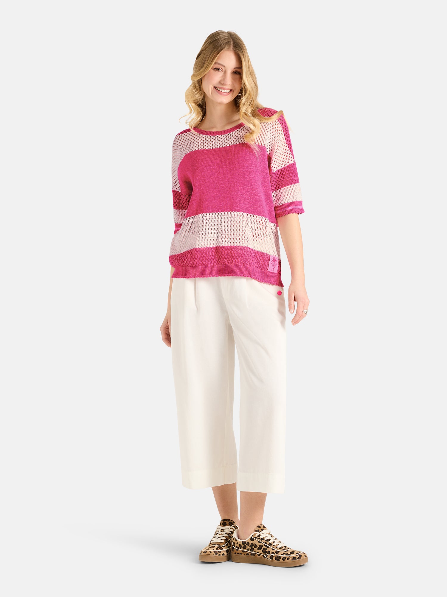 Strickpullover "AliaL" mit Leinen