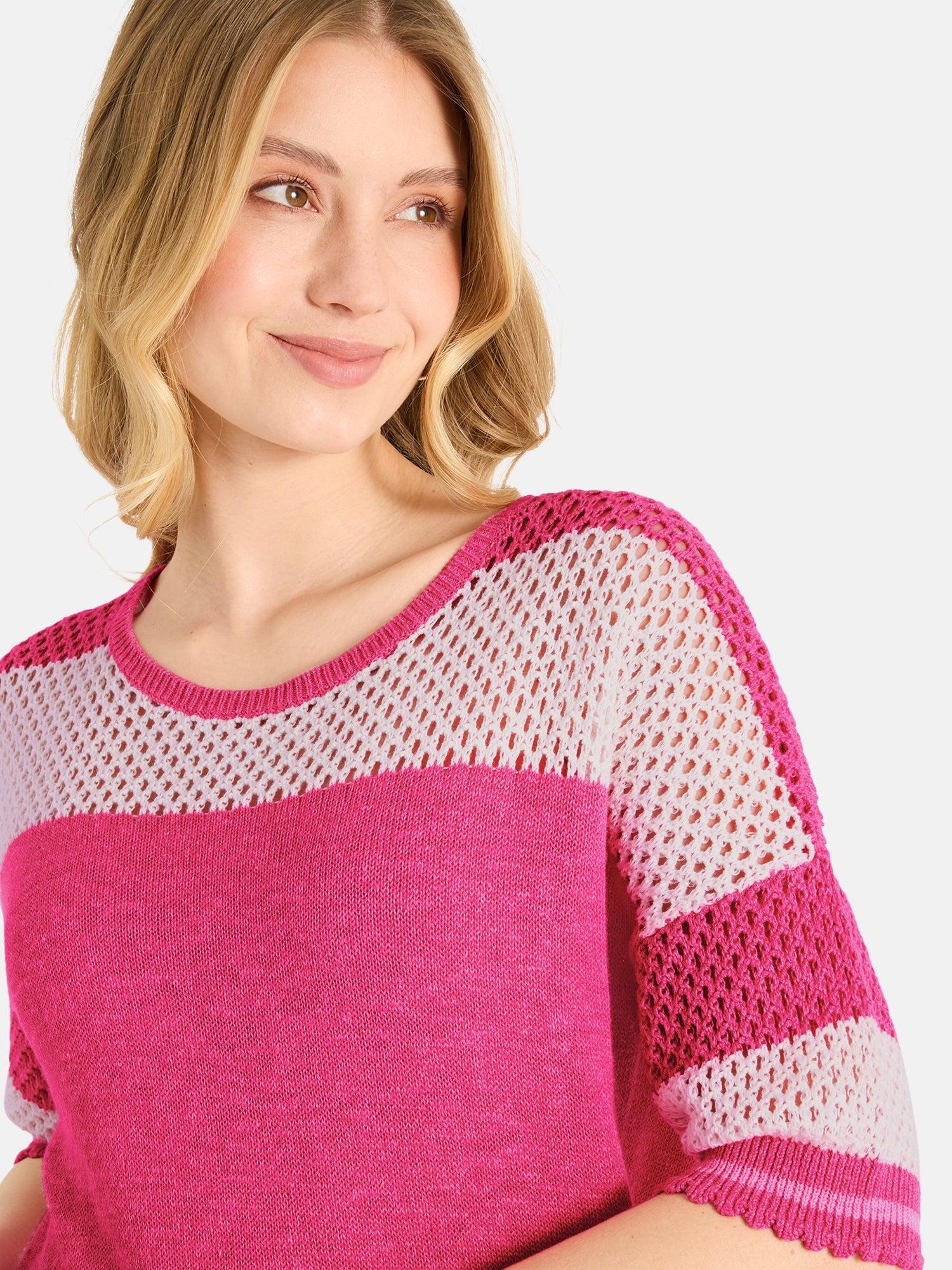 Strickpullover "AliaL" mit Leinen