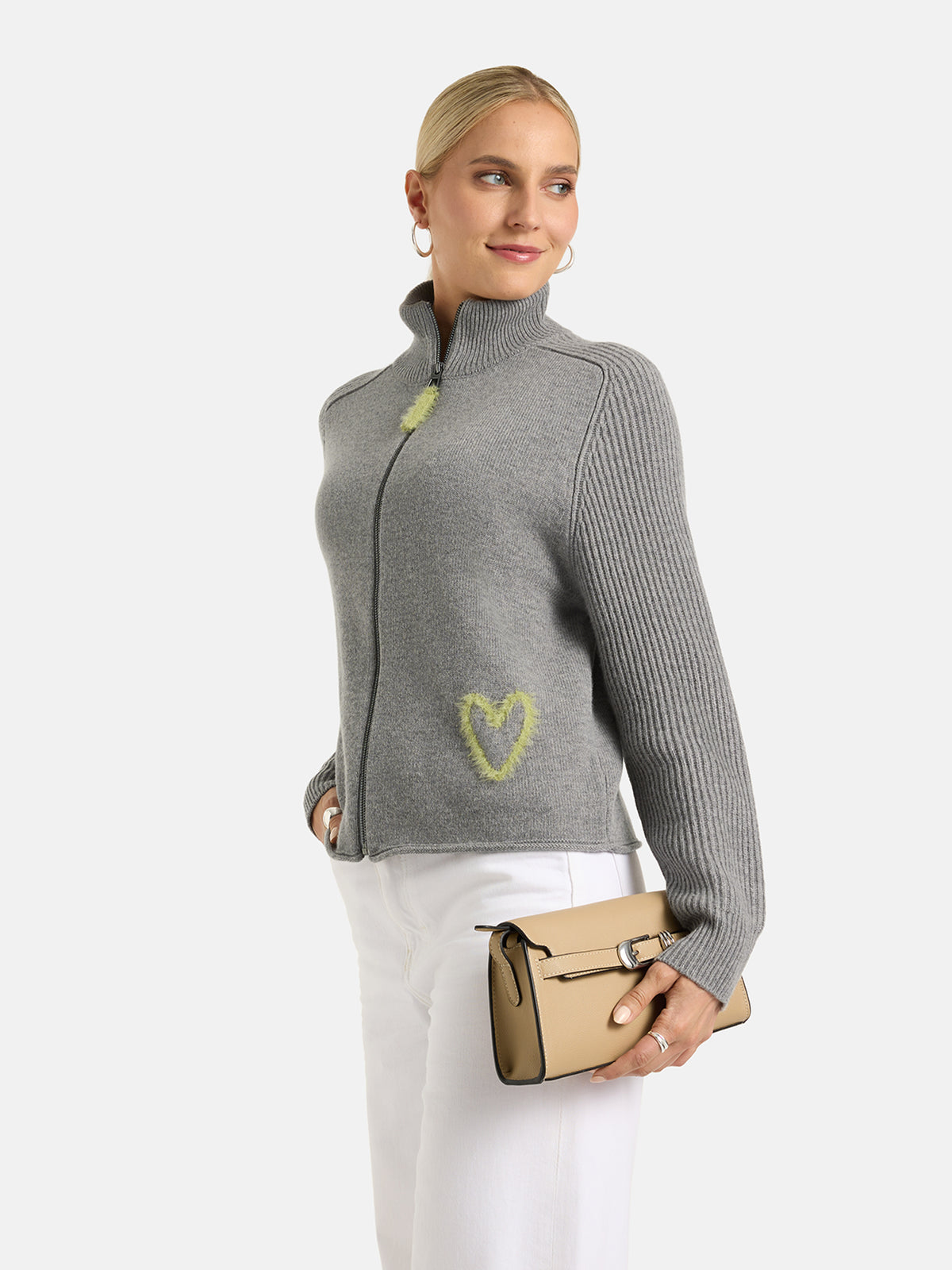 Strickjacke "AmbreL" mit Kaschmir
