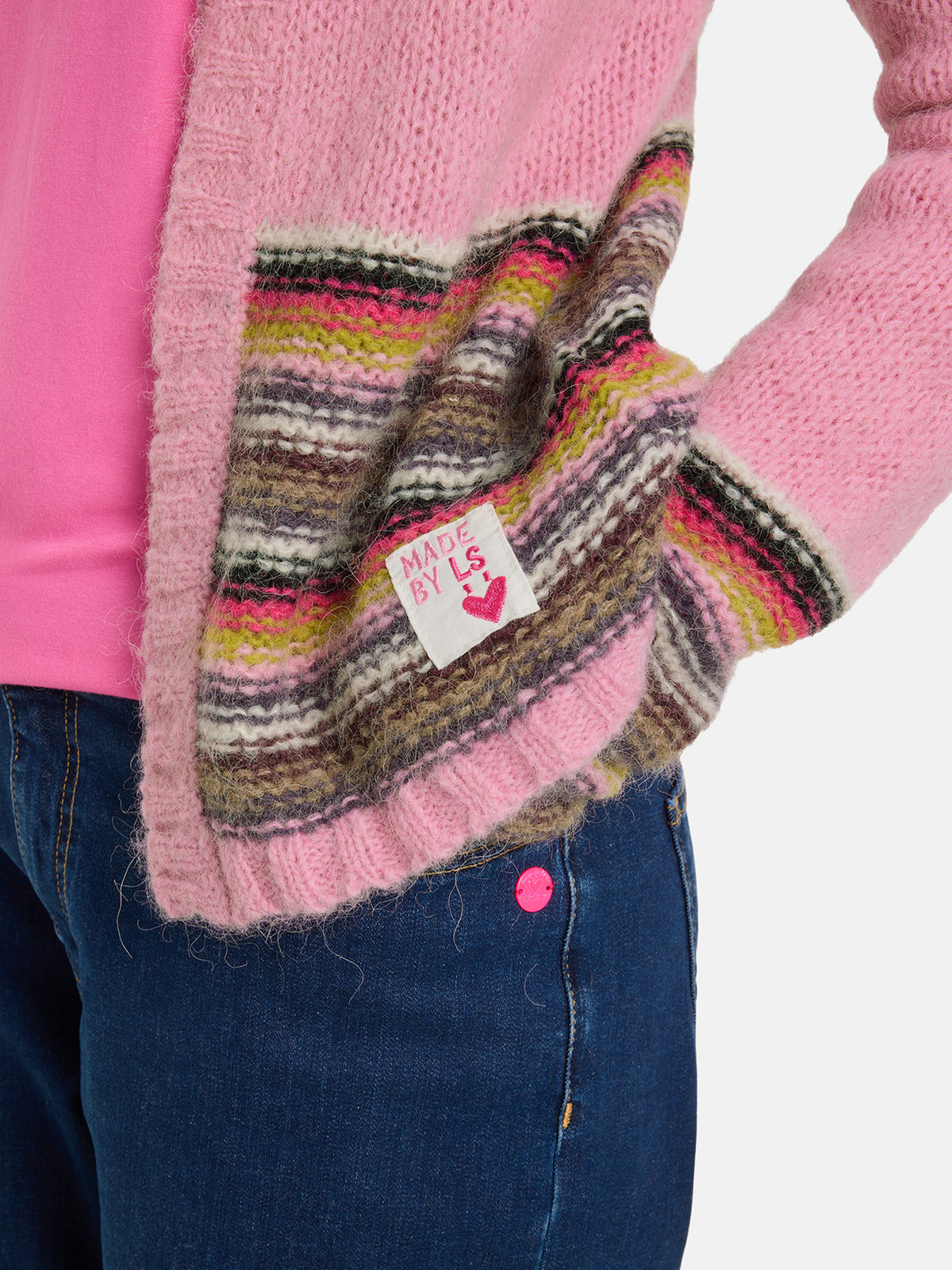 Strickjacke "AmraL" mit Alpaka