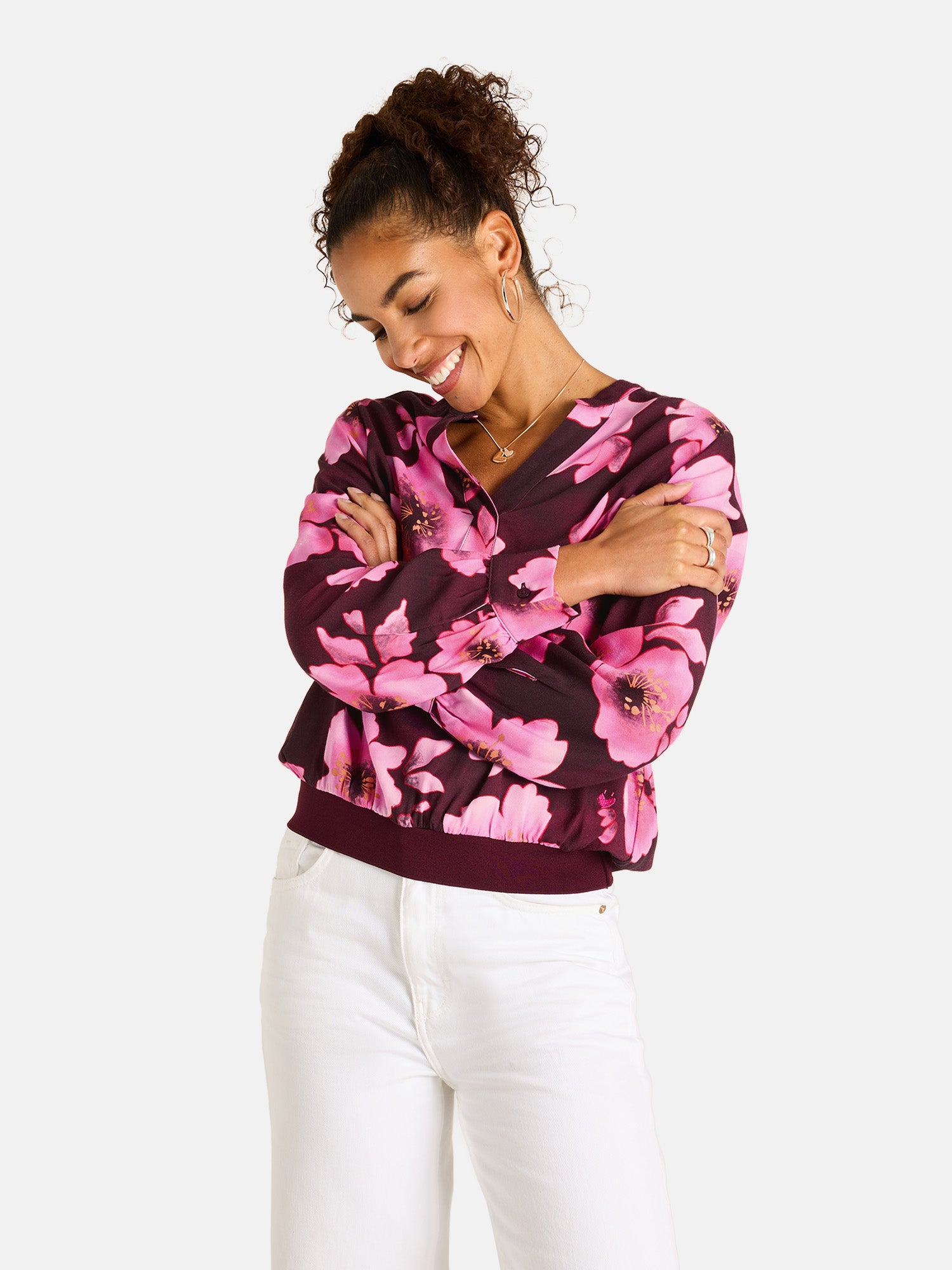Bluse "AnneleL" aus Viskose