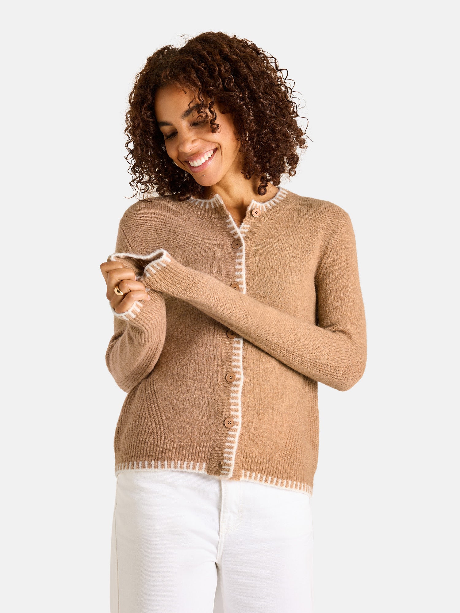 Jacke "AshlayL" aus Alpakamix