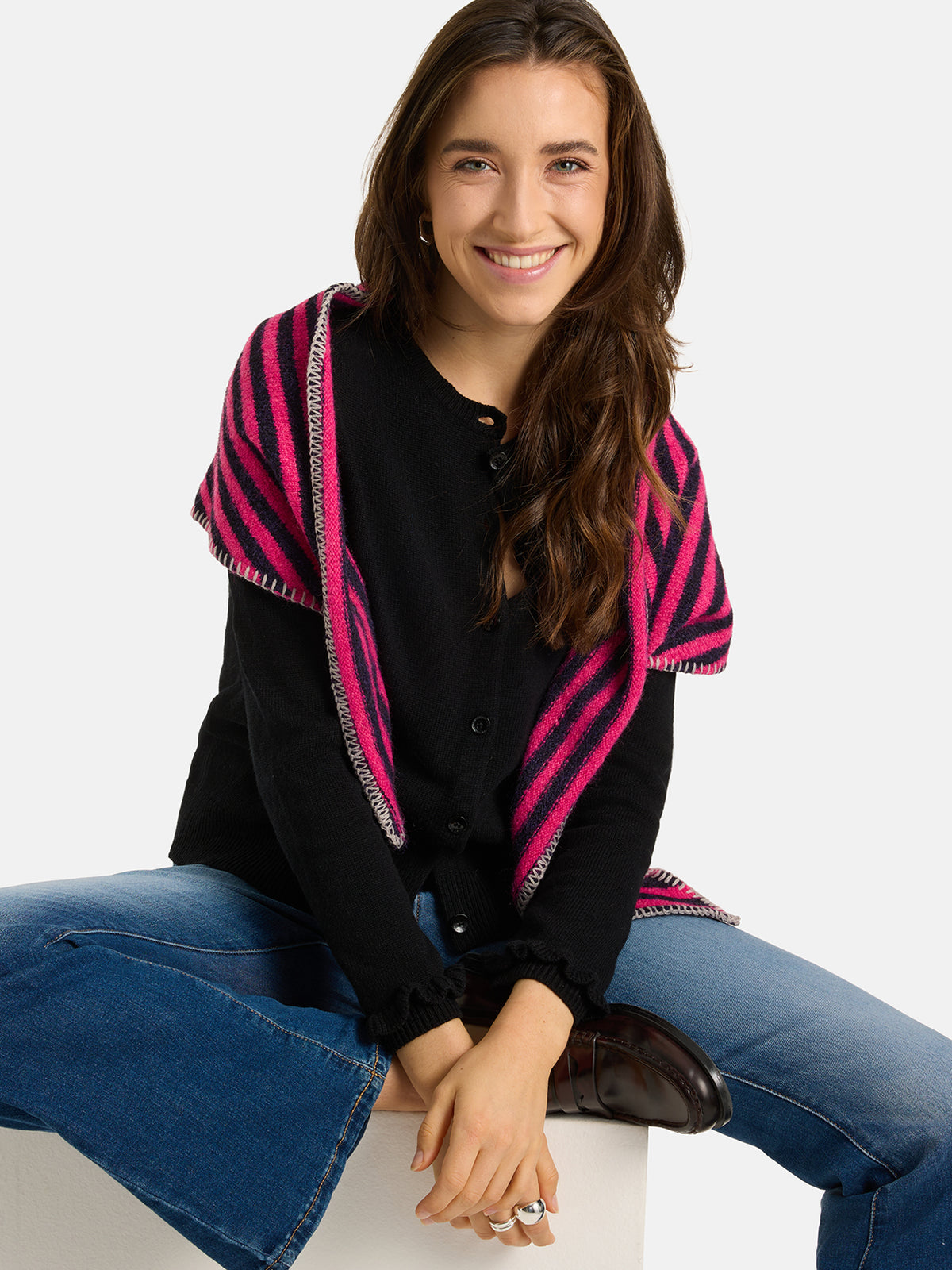 Strickjacke "AtiaL" mit Kaschmir