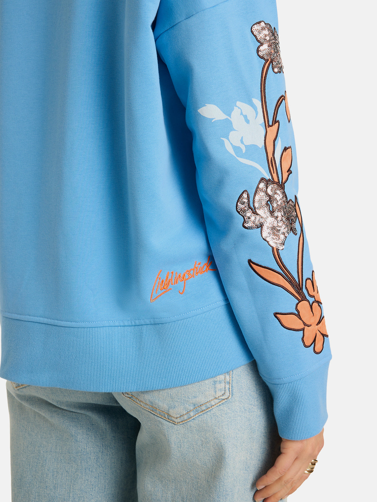 Sweatshirt "AuroraL" aus Baumwollmix