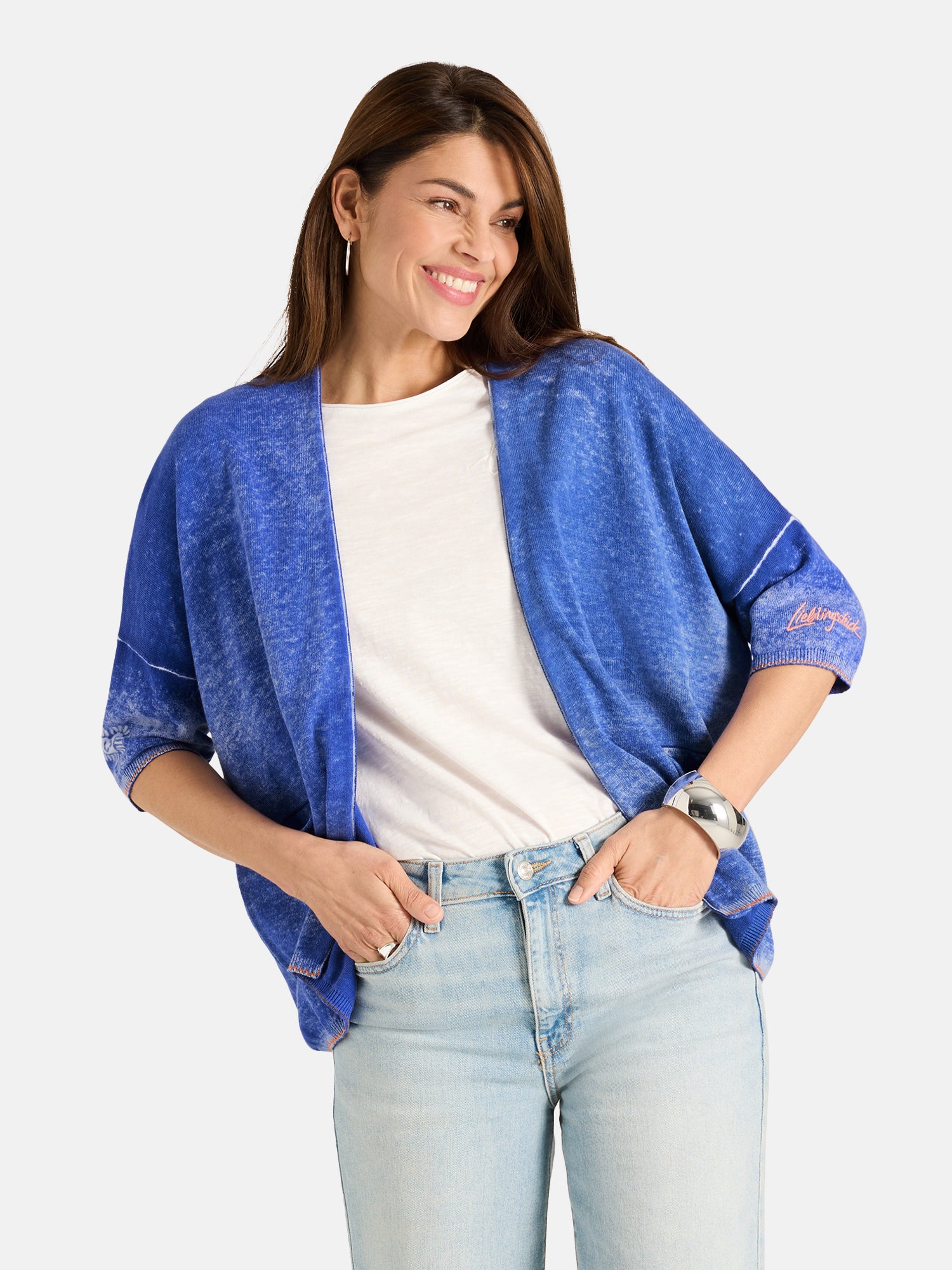 Strickjacke "AvriL" aus Baumwolle