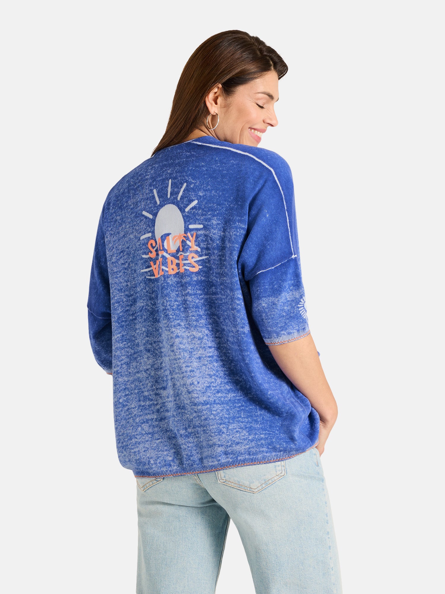 Strickjacke "AvriL" aus Baumwolle