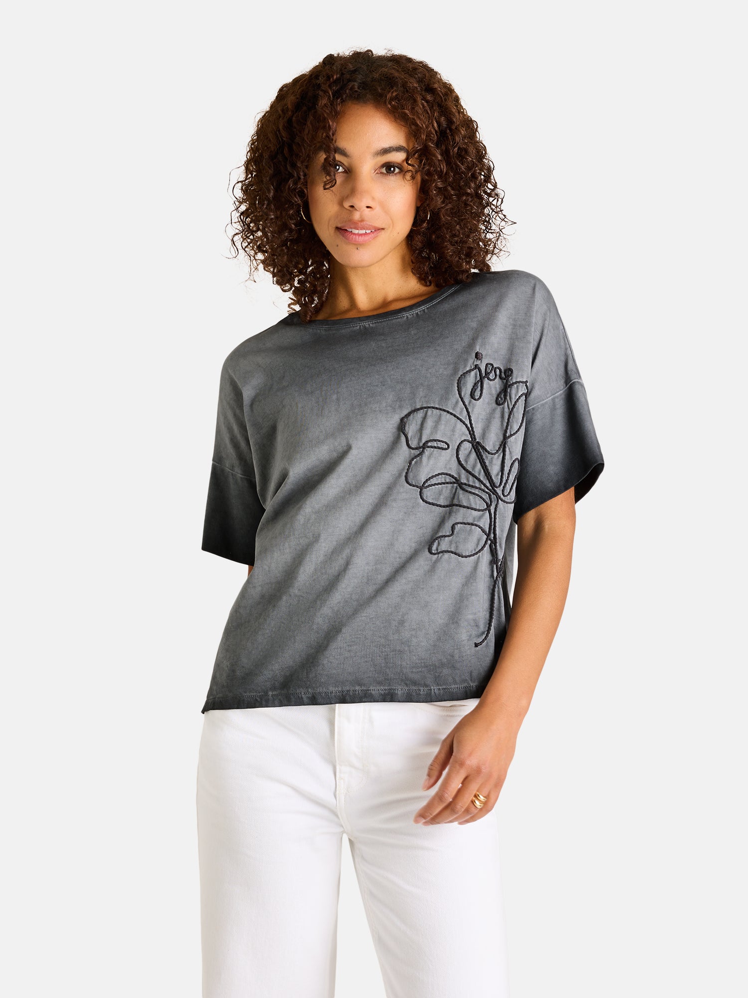 T-Shirt "BelindaL" aus Baumwolle