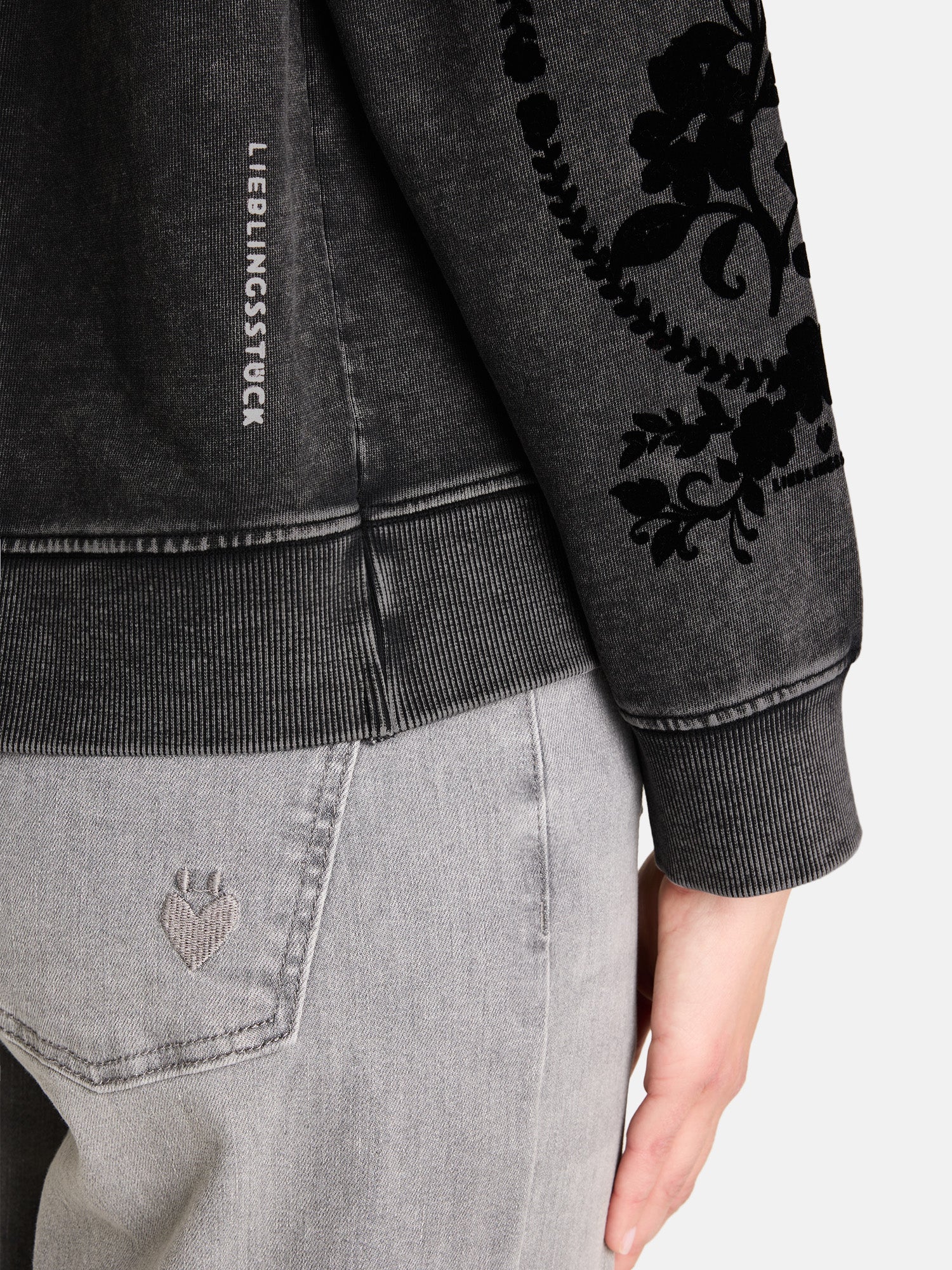 Sweatshirt "BettaL" aus Baumwolle