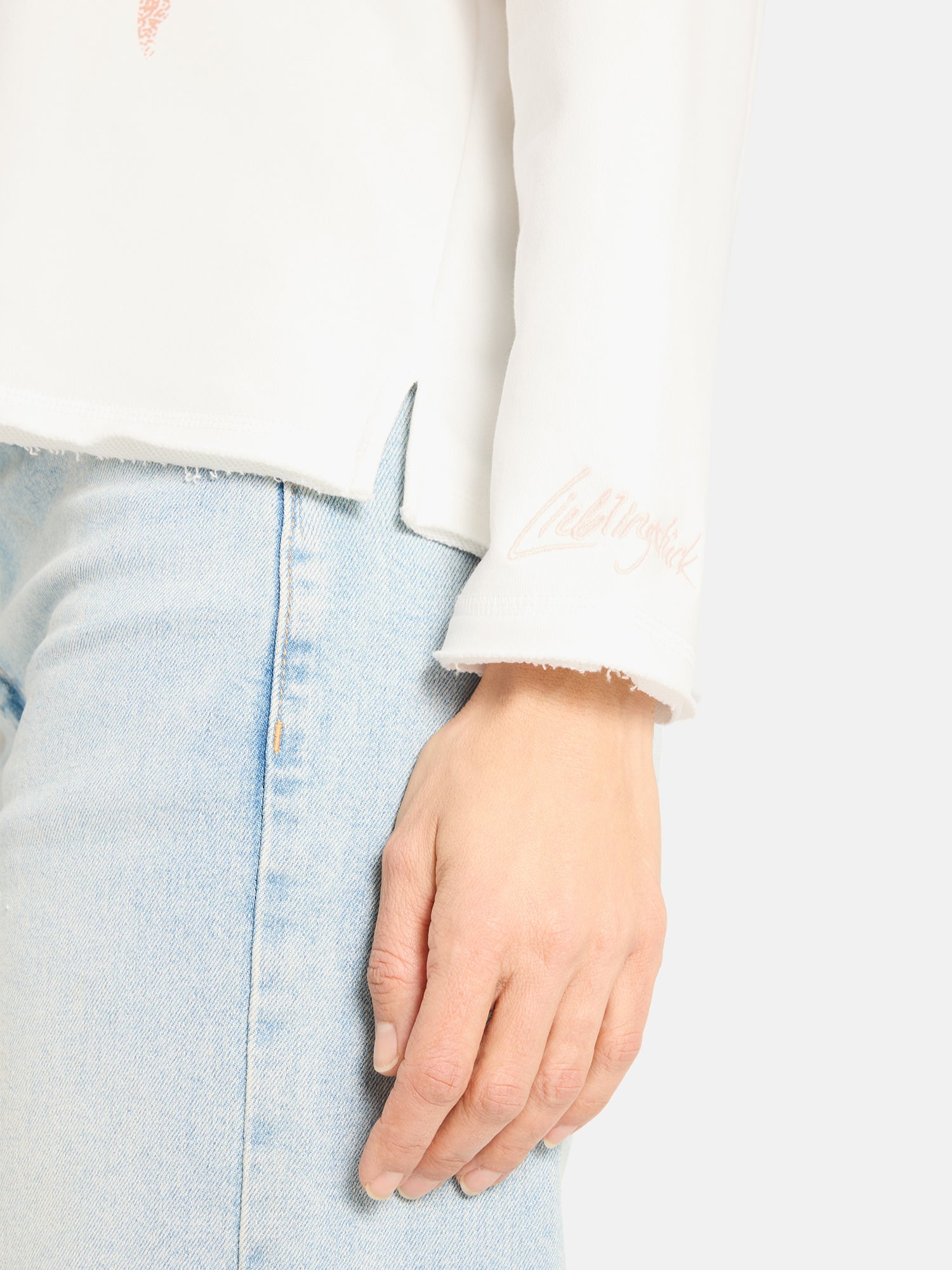 Sweatshirt "BreezeL" aus Baumwollmix