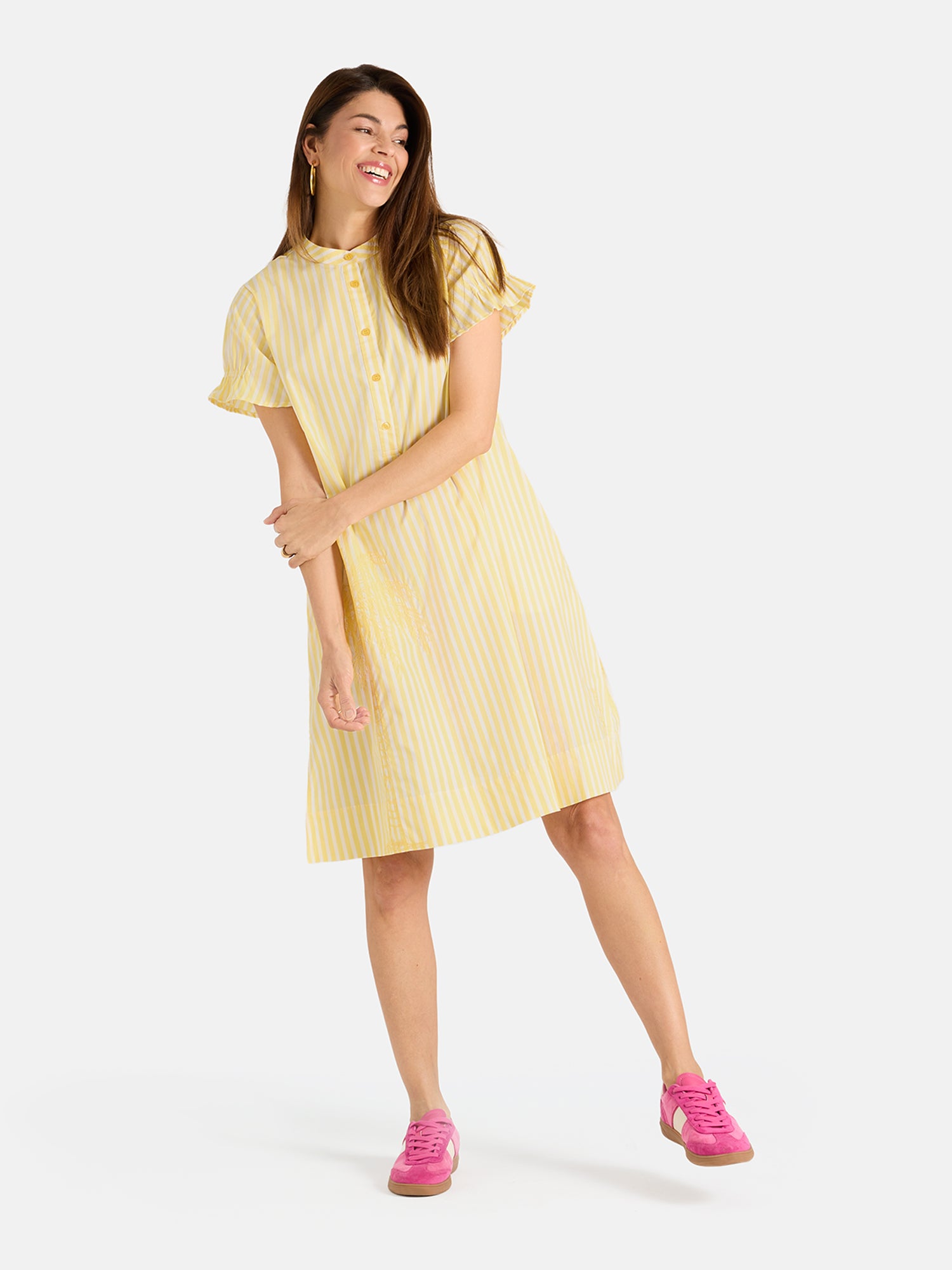 Kleid "CamilleL" aus Baumwollmix