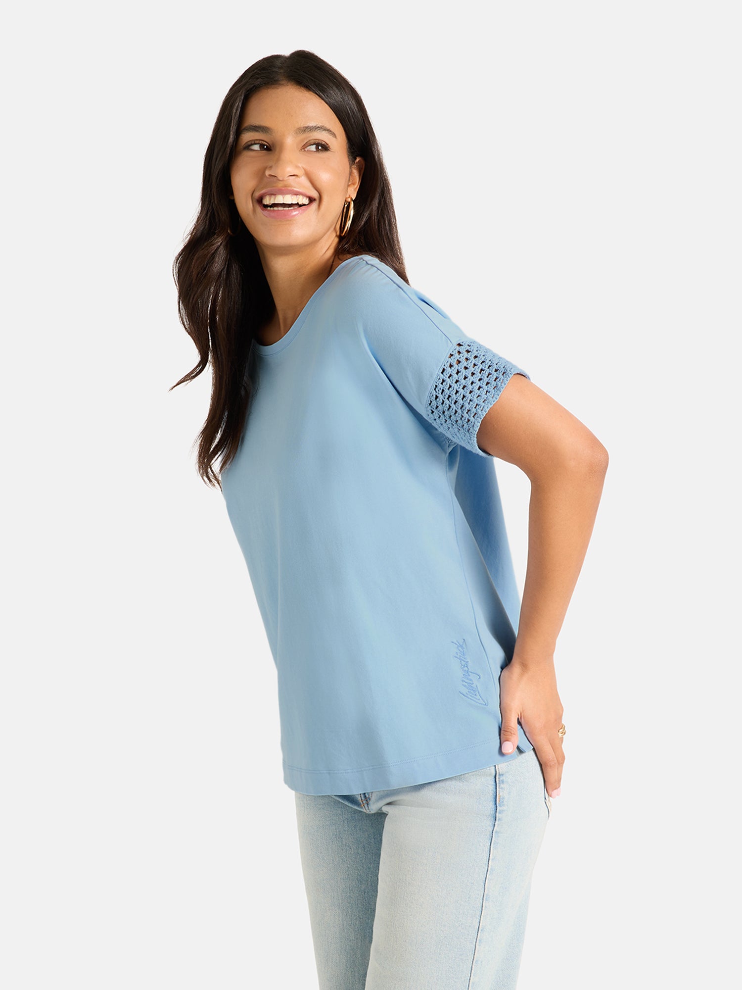 Shirt "CarinaL" mit Elasthan