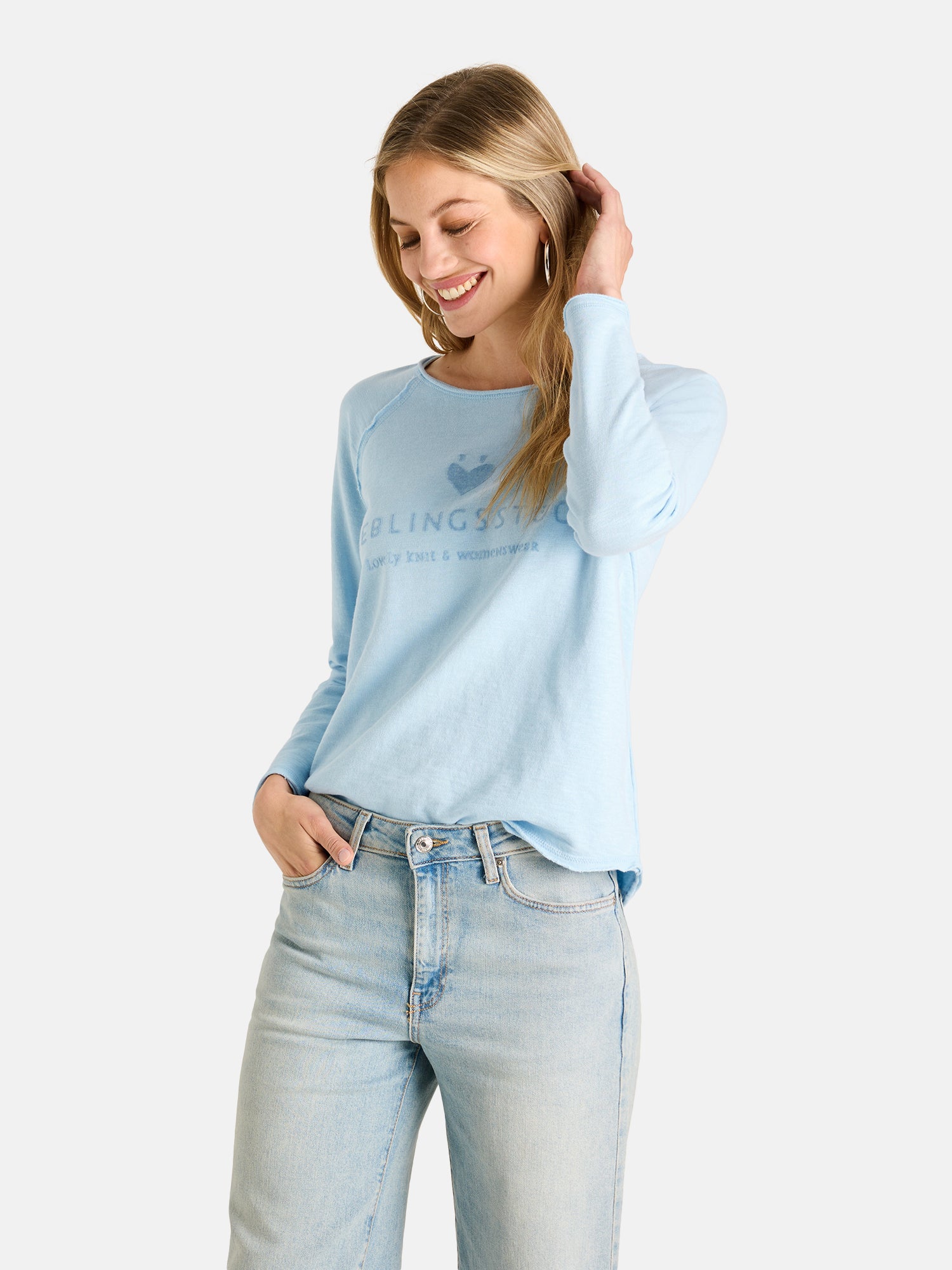 Sweatshirt "CathrinaEP" aus Baumwolle