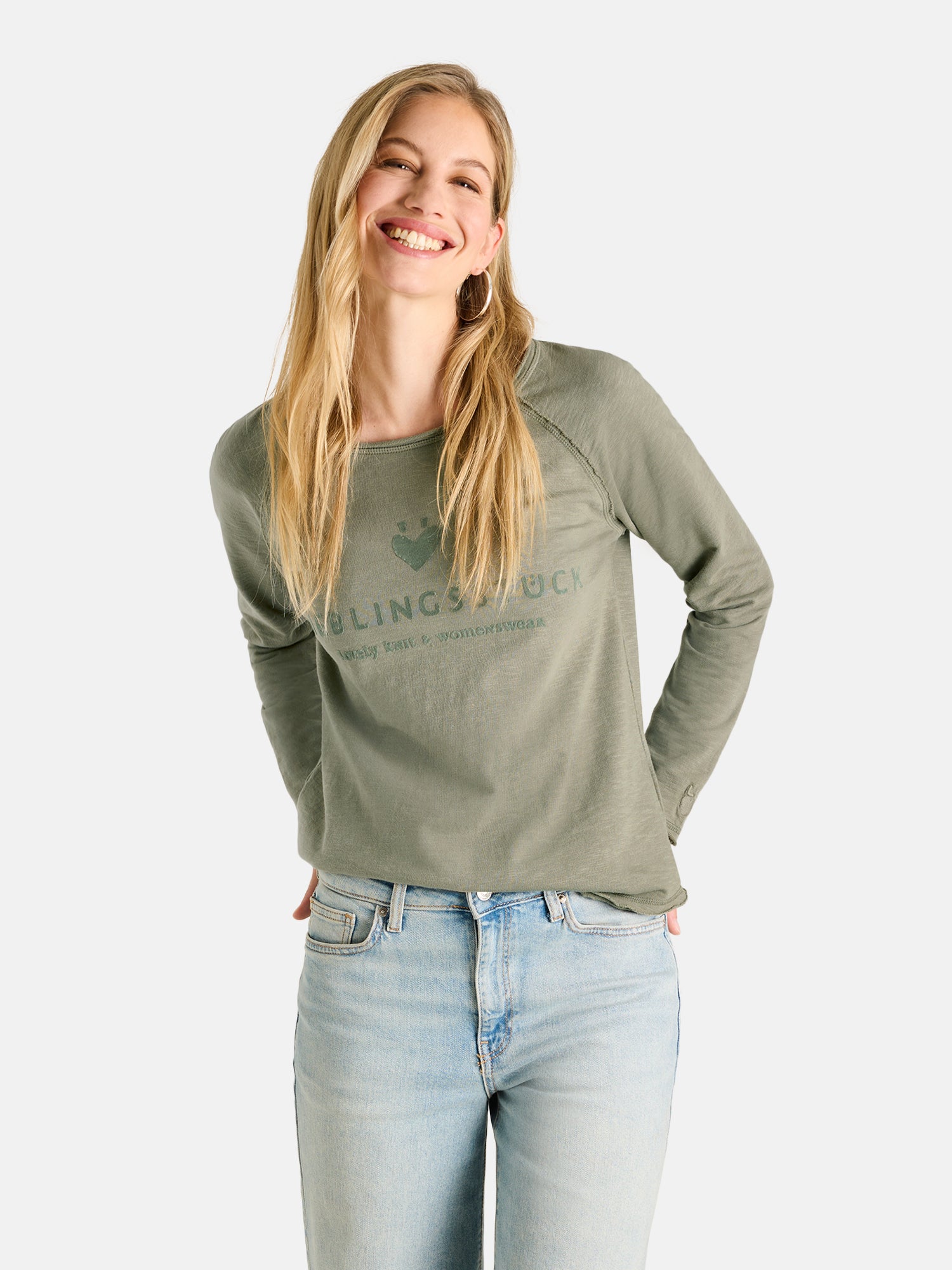 Sweatshirt "CathrinaEP" aus Baumwolle