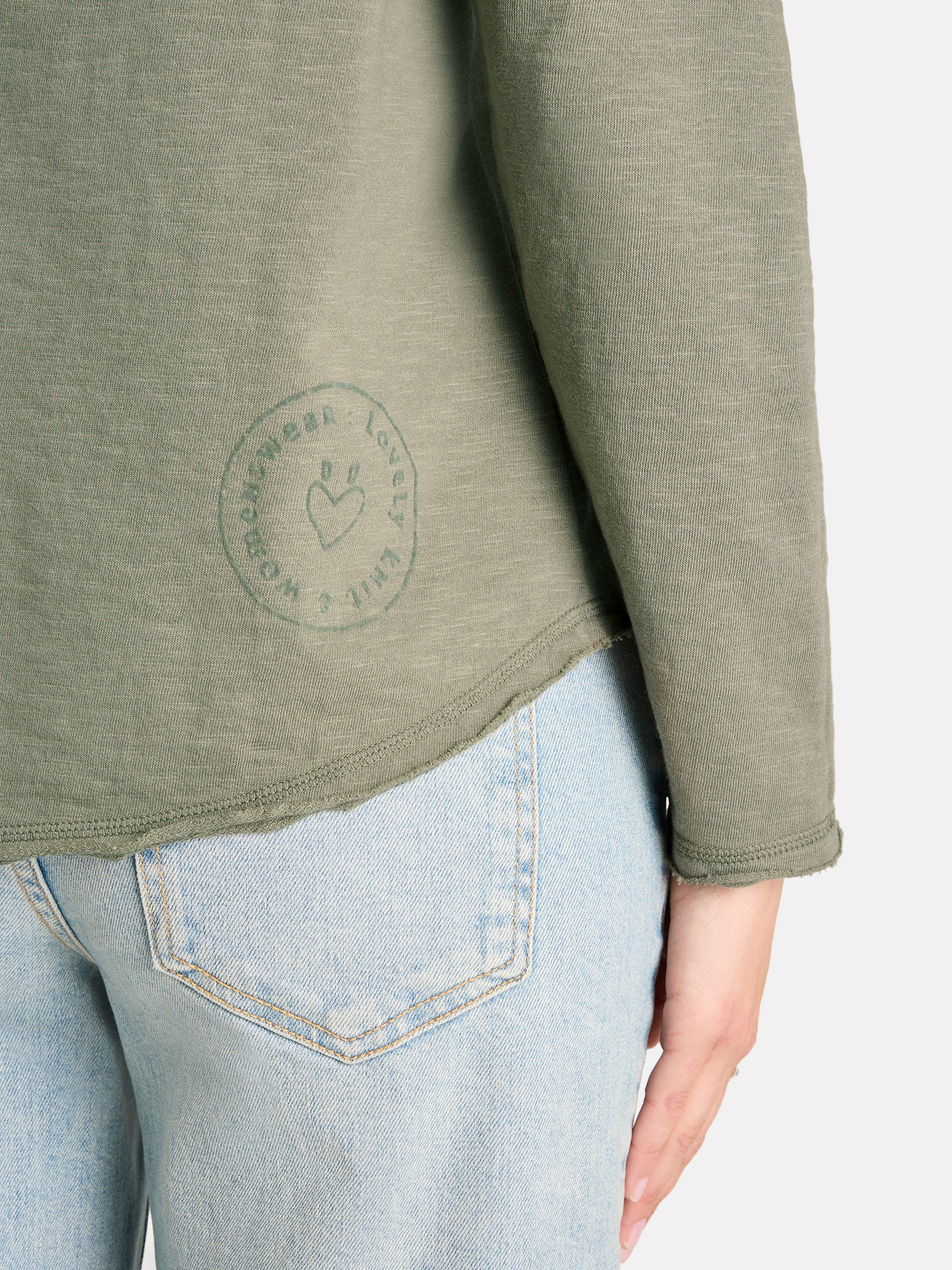 Sweatshirt "CathrinaEP" aus Baumwolle