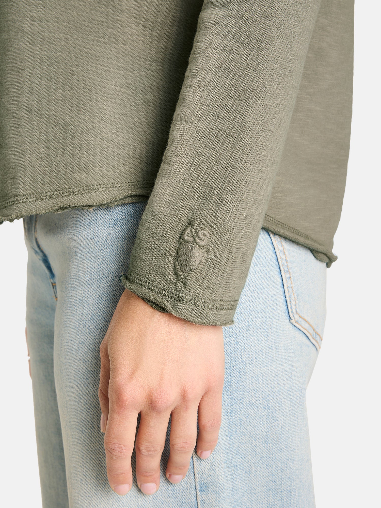 Sweatshirt "CathrinaEP" aus Baumwolle