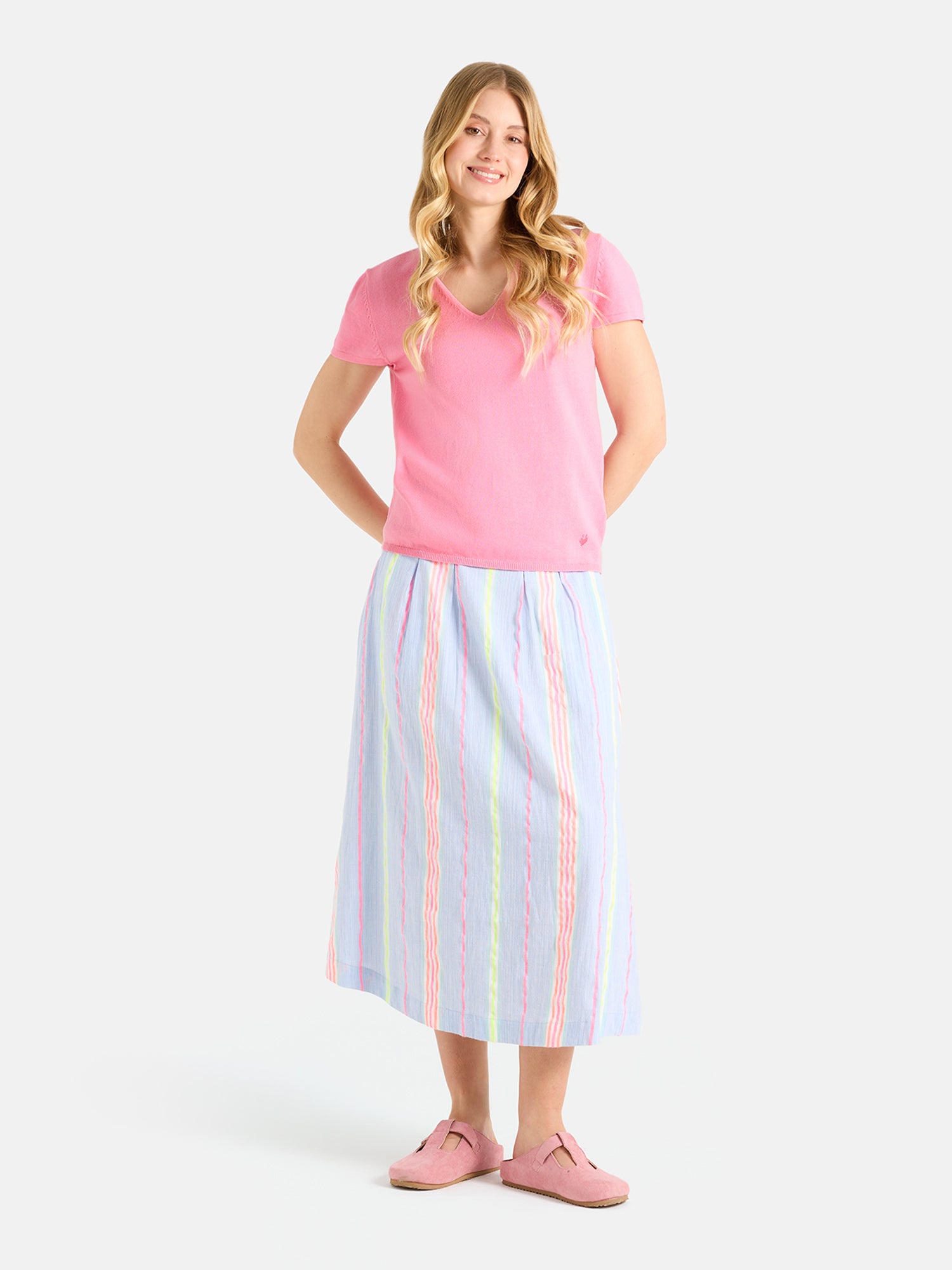 Feinstrick "CharleneL" aus Baumwolle