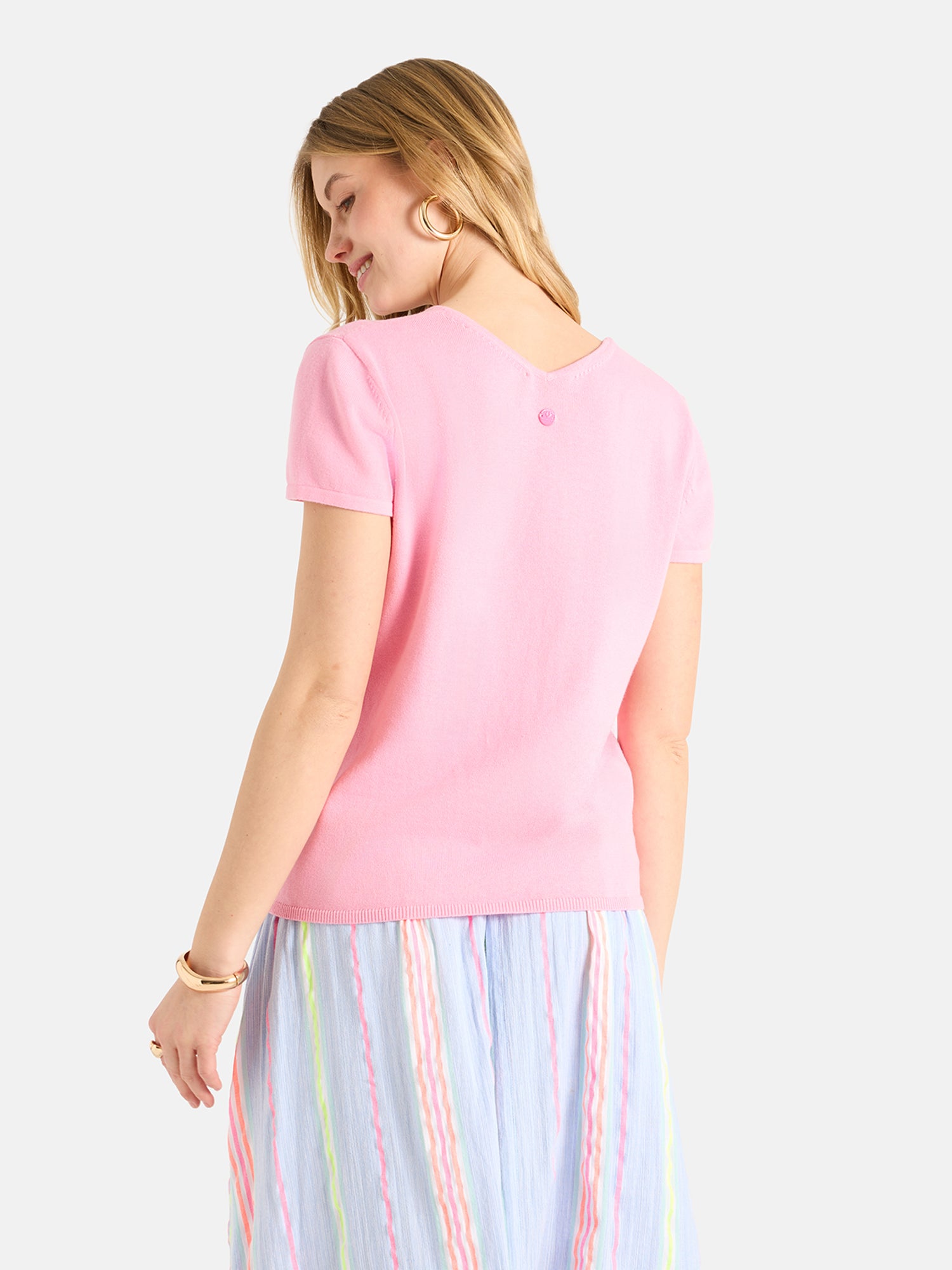 Feinstrick "CharleneL" aus Baumwolle