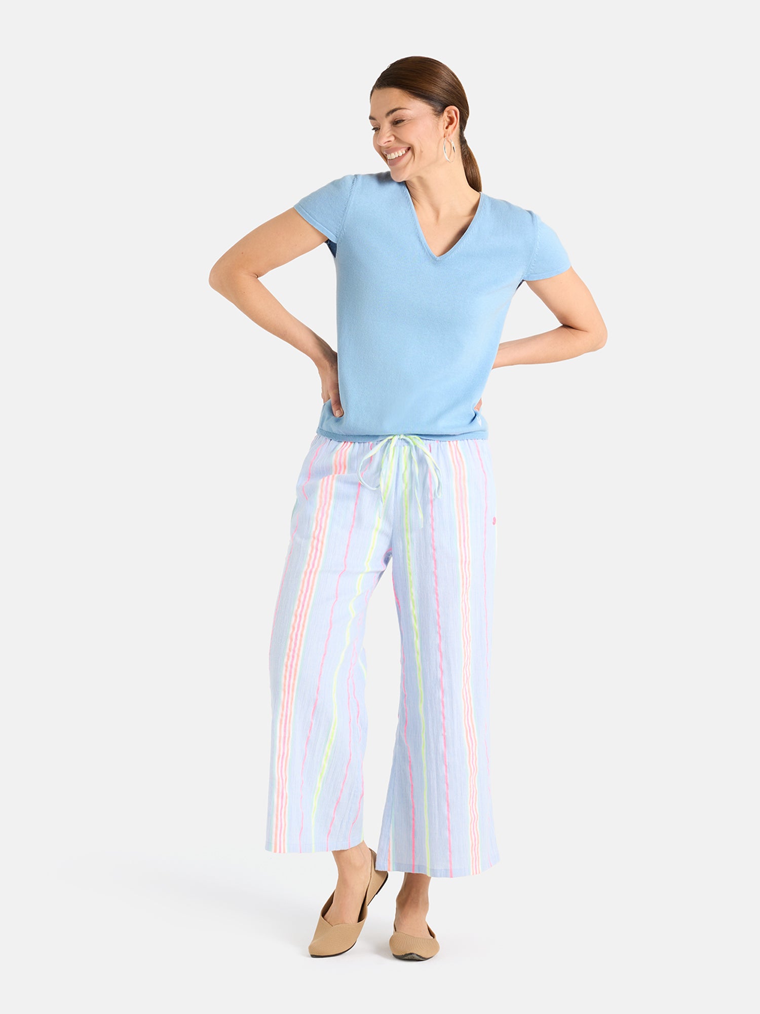 Feinstrick "CharleneL" aus Baumwolle