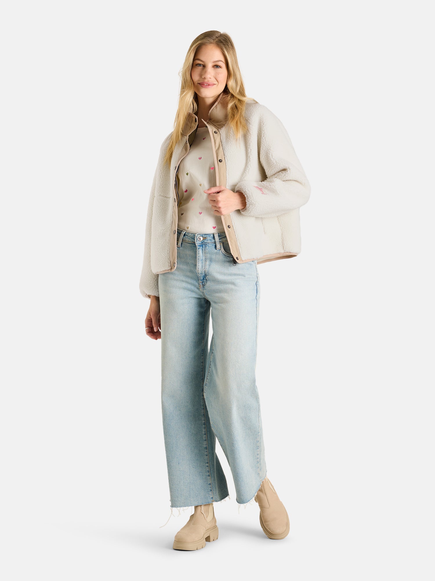 Jacke "MarbellaL" mit Teddy-Optik