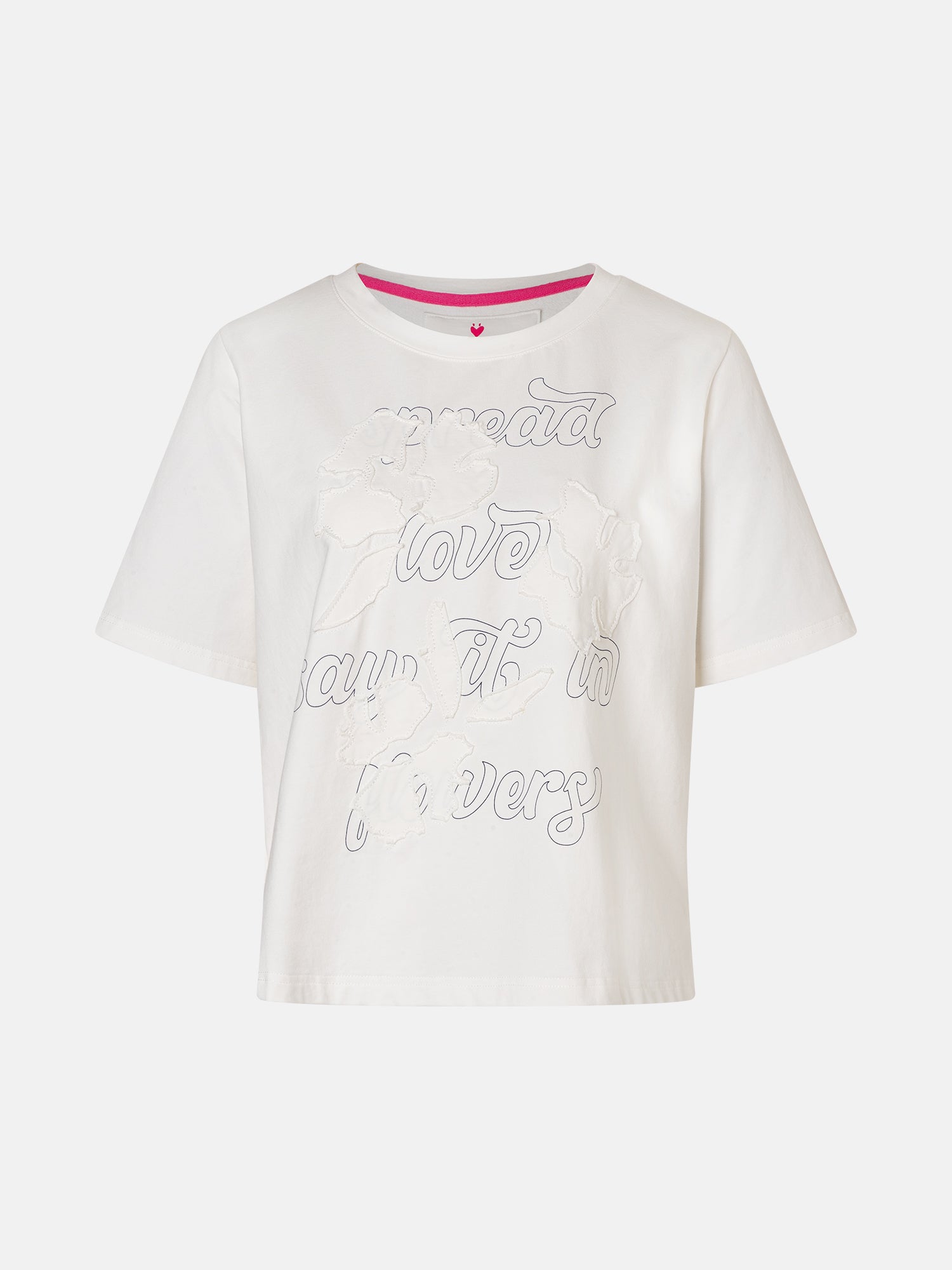 T-Shirt "CleoL" aus Baumwollmix